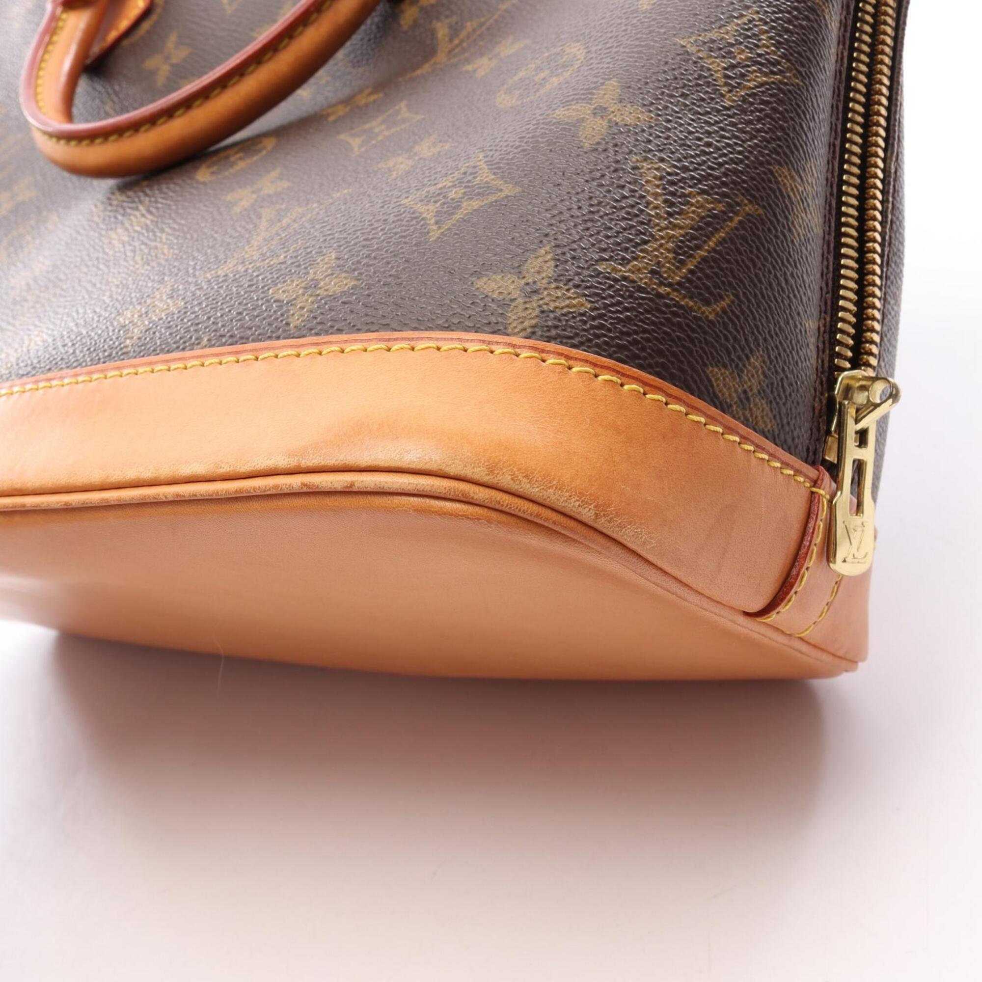 Louis Vuitton Brown Pvc Leather Handbag (Pre-Owned)