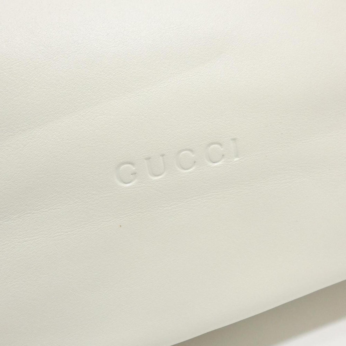 Gucci White Leather Handbag (Pre-Owned)