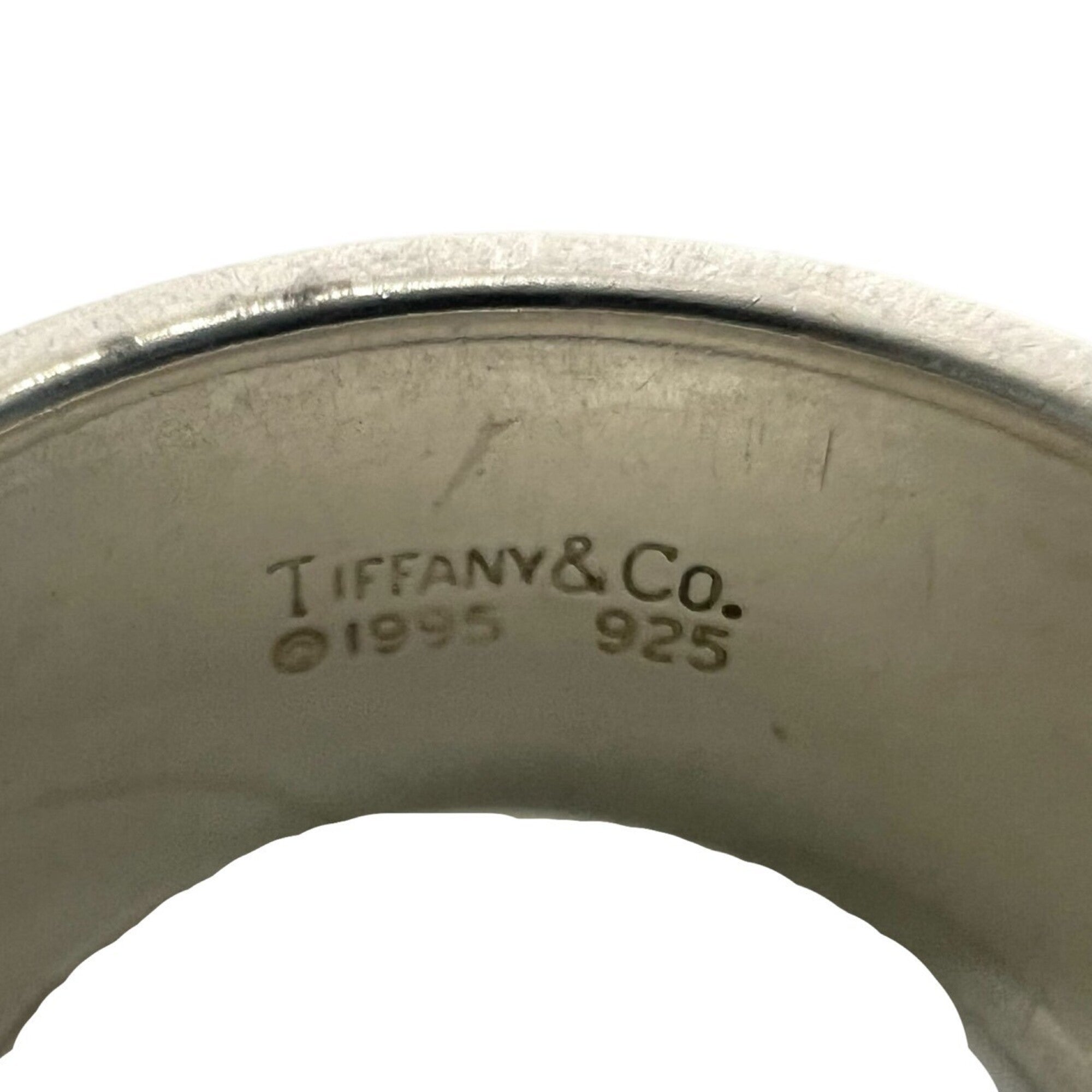 Tiffany Silver Silver 925 Band Ring (Pre-Owned)