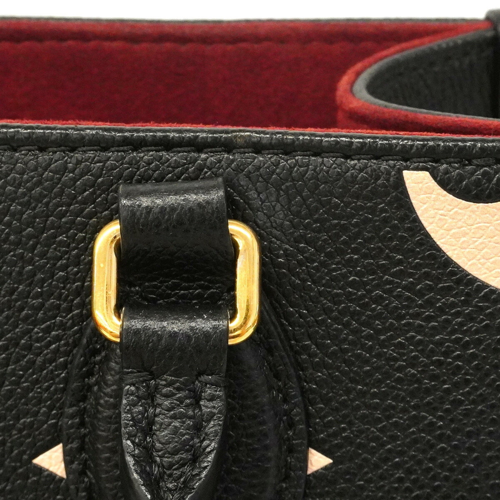 Louis Vuitton Beige Black Handbag (Pre-Owned)