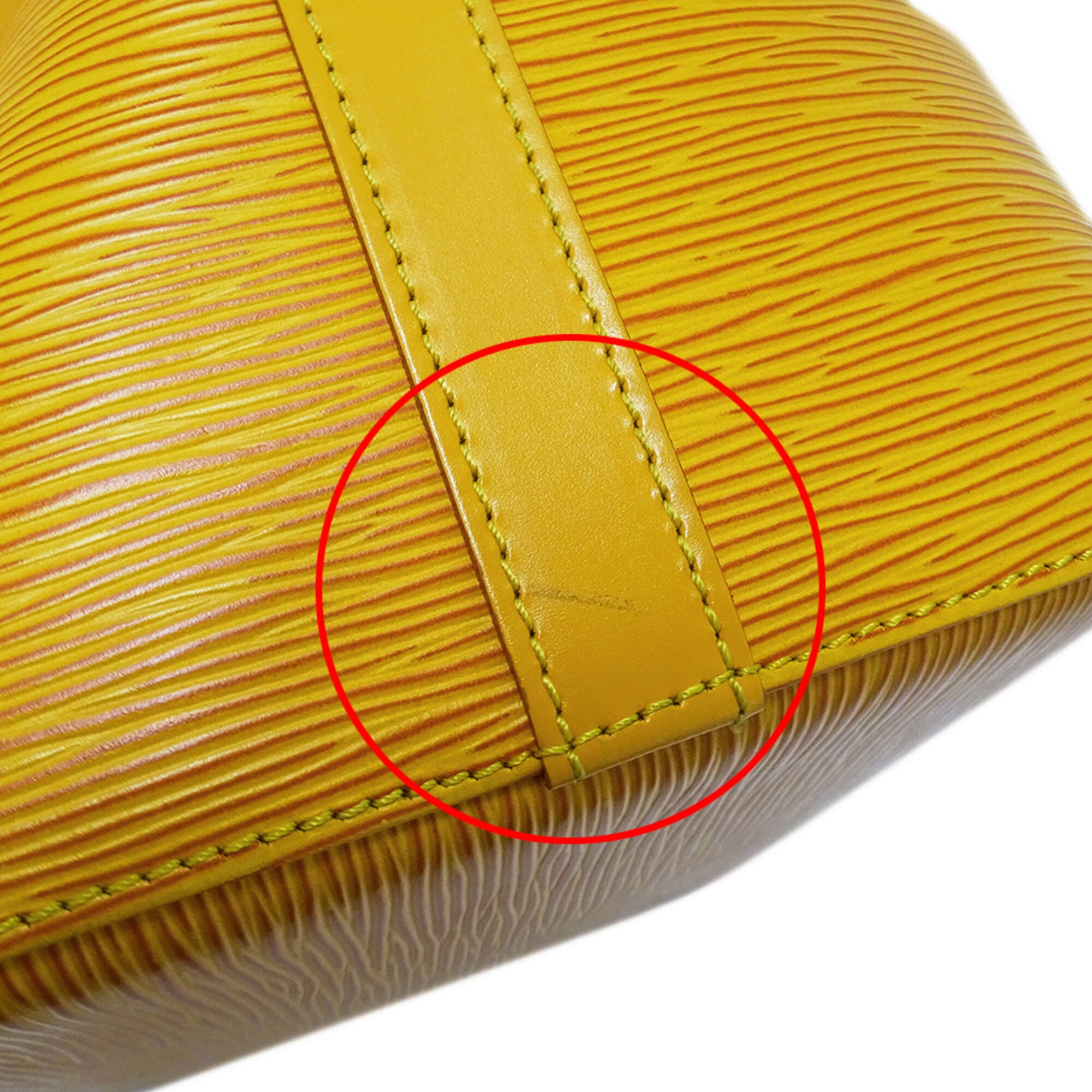 Louis Vuitton Yellow Epi Leather Handbag Shoulder Bag (Pre-Owned)