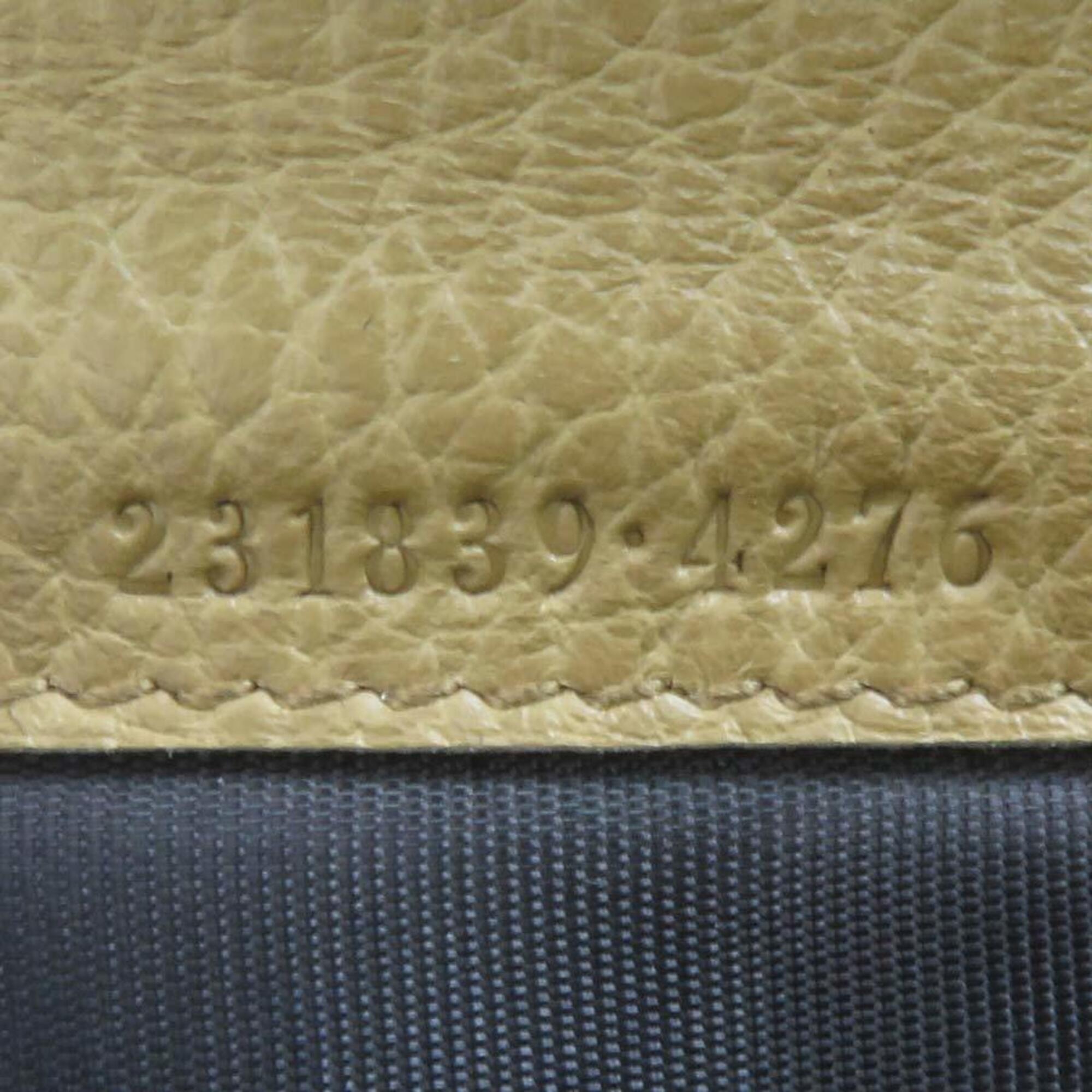 Gucci Brown Leather Long Wallet (Bi-Fold) (Pre-Owned)