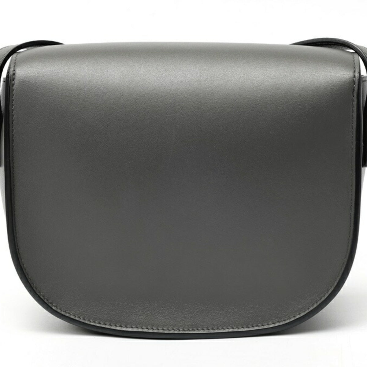 Celine Gray Leather Shoulder Bag (Pre-Owned)