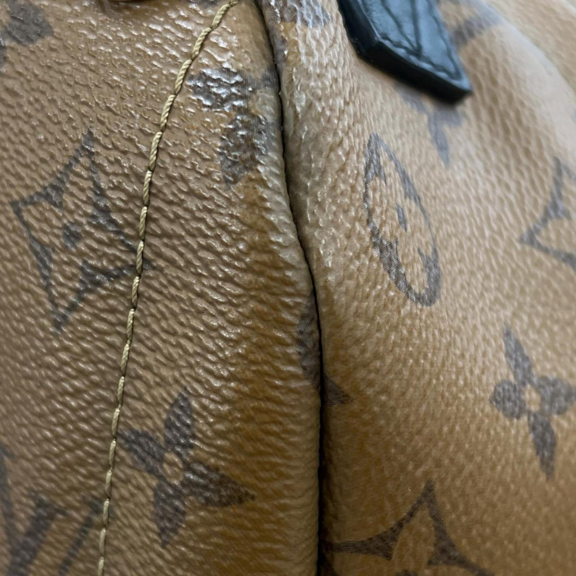 Louis Vuitton Brown Leather Backpack (Pre-Owned)