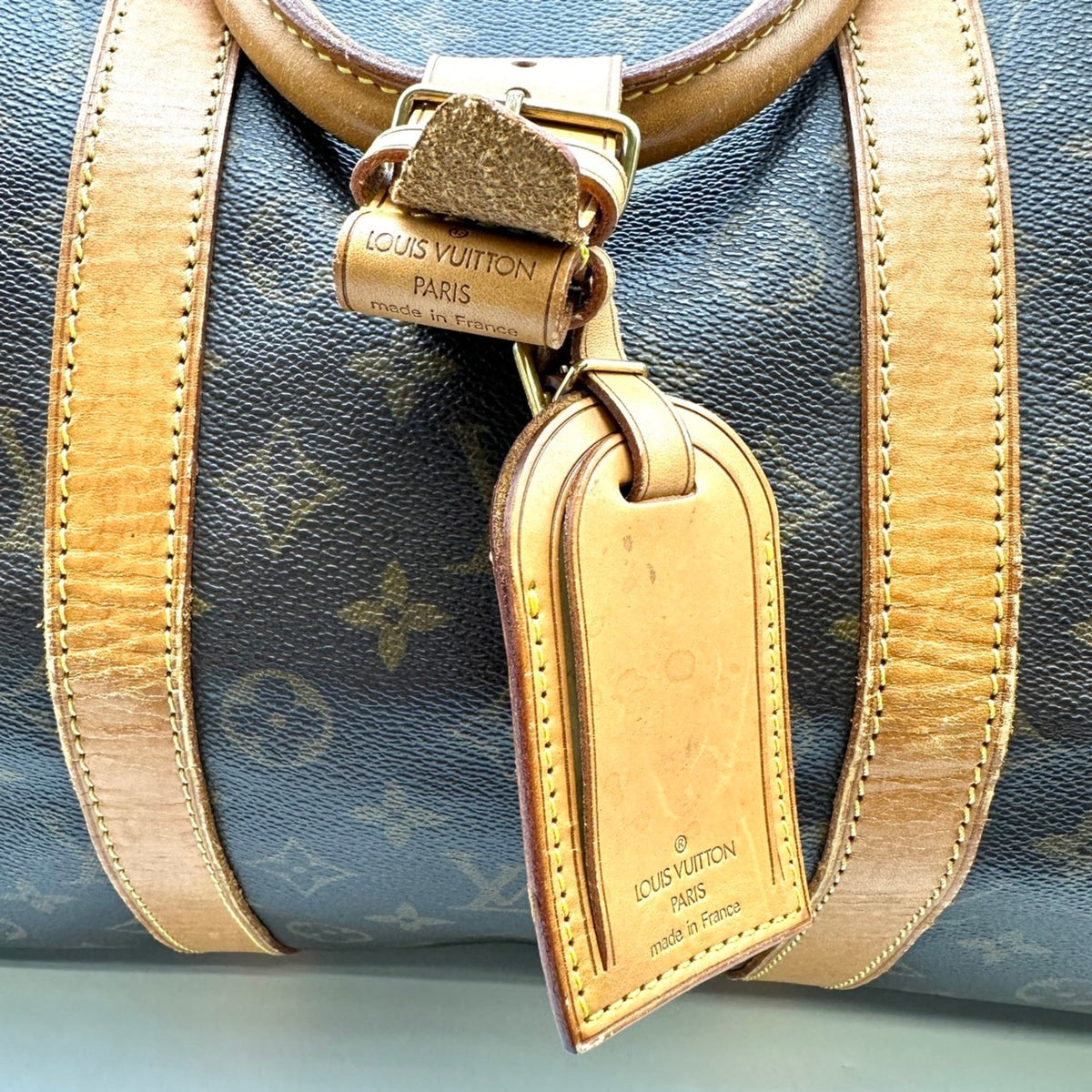 Louis Vuitton Brown Monogram Canvas Boston Bag (Pre-Owned)
