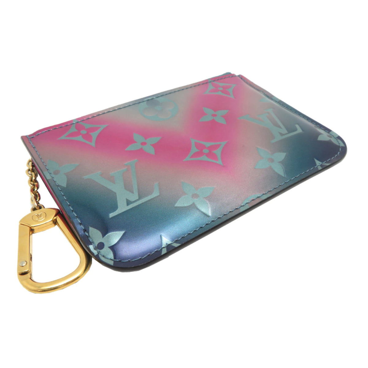 Louis Vuitton Blue Pink Vernis Pochette (Pre-Owned)