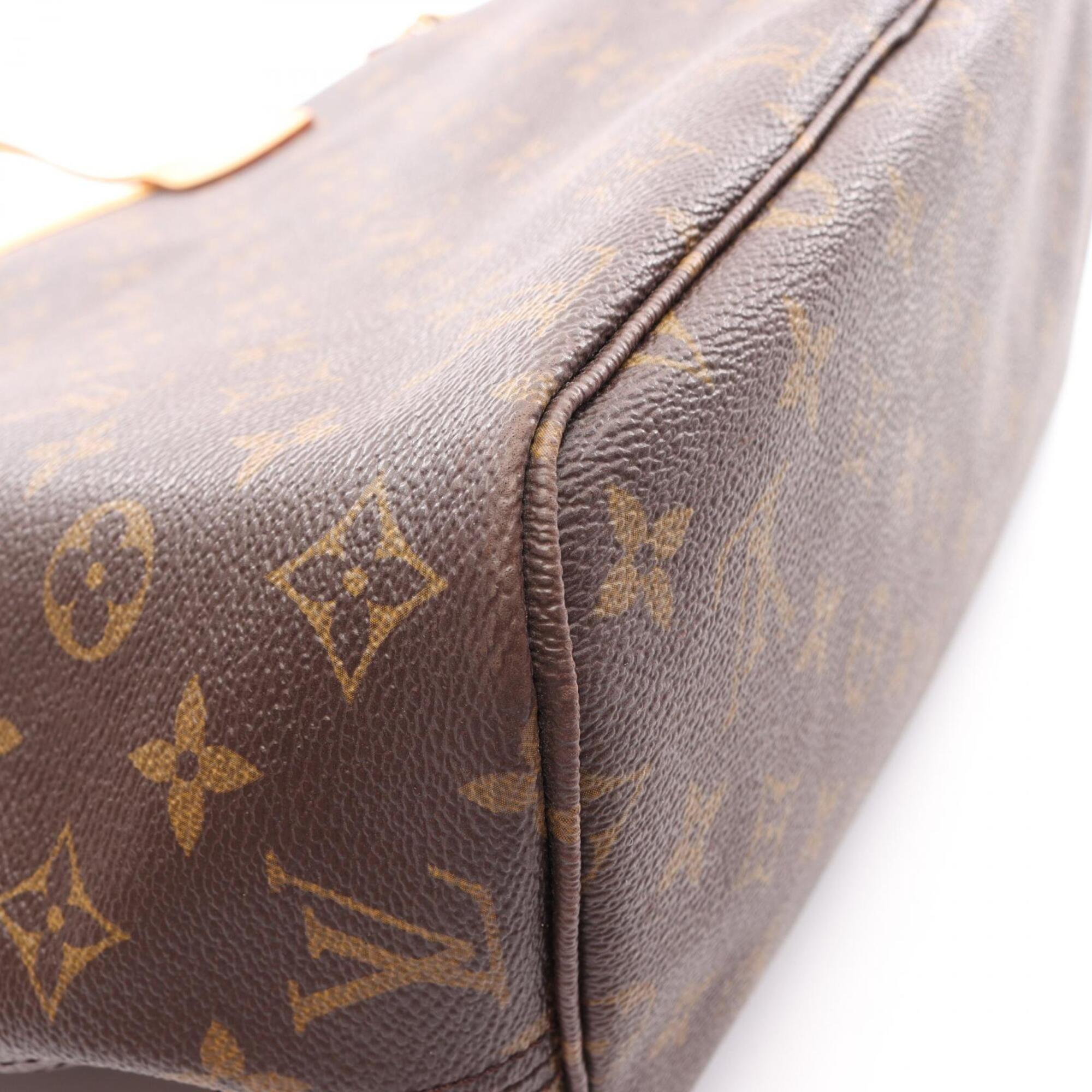 Louis Vuitton Brown Pvc Leather Handbag Tote Bag (Pre-Owned)