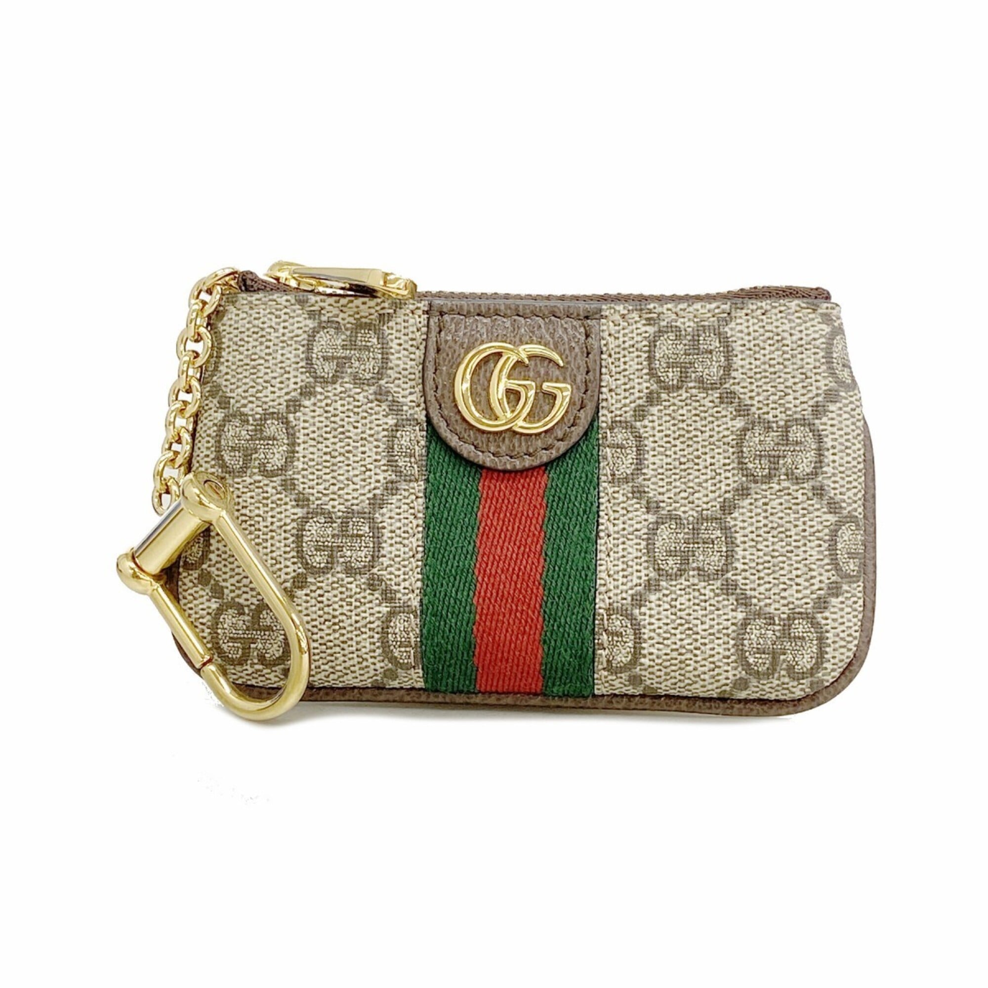 Gucci Brown Pvc Coin Purse/Coin Case (Pre-Owned)
