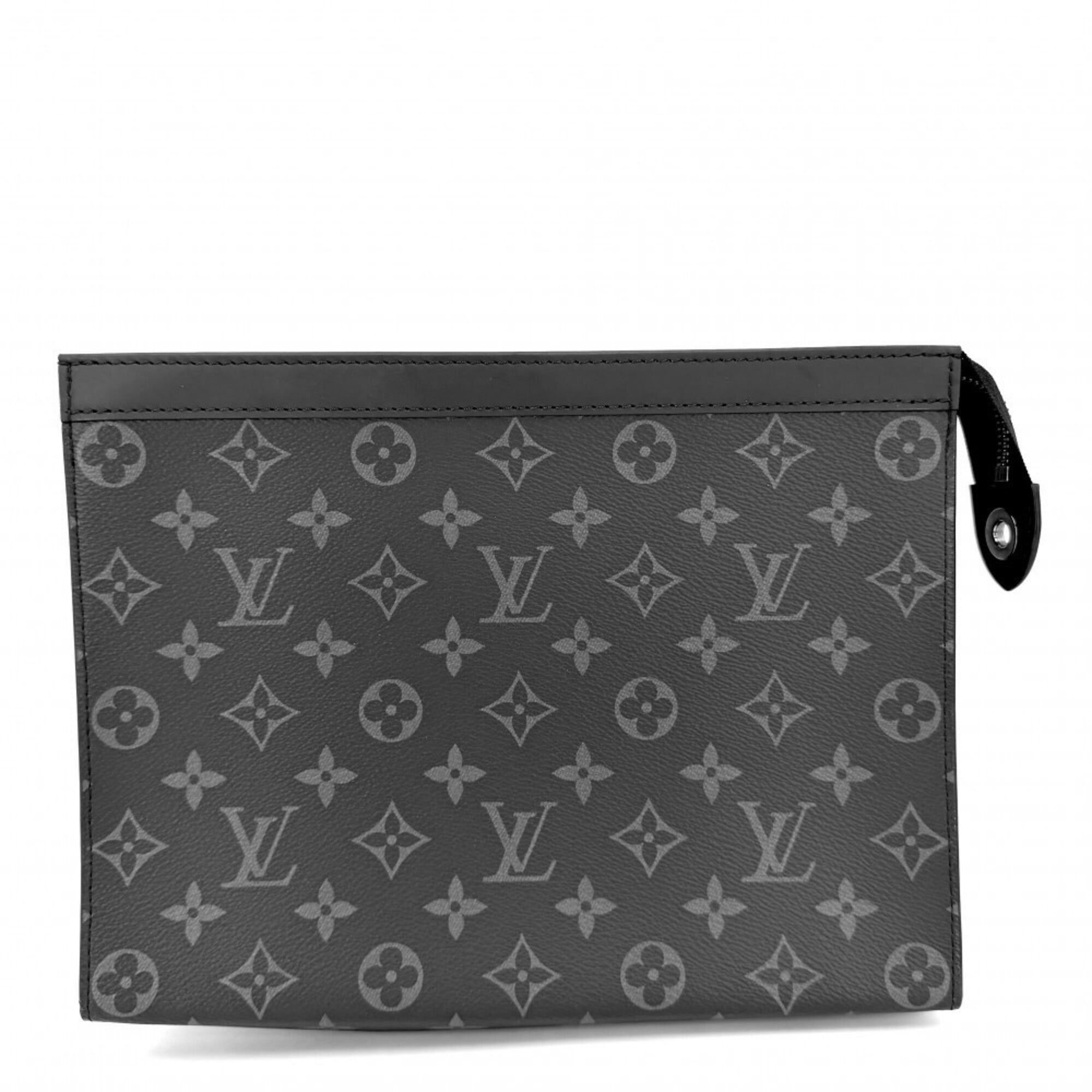 Louis Vuitton Black Monogram Eclipse Clutch Bag (Pre-Owned)
