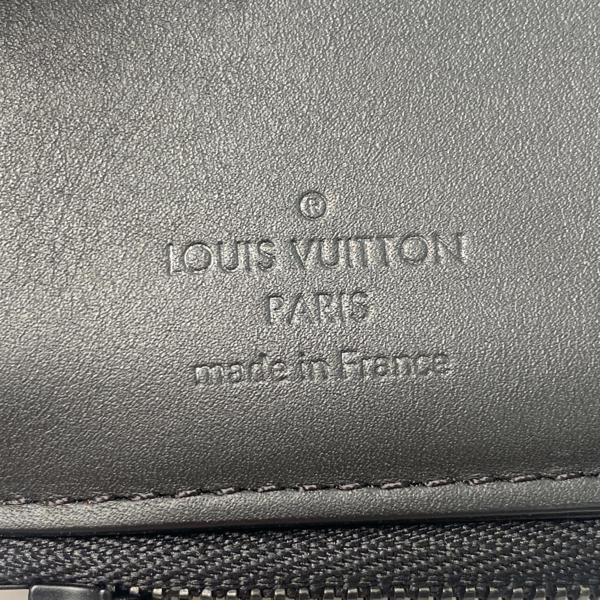 Louis Vuitton Black Noir Leather Wallet (Tri-Fold) (Pre-Owned)