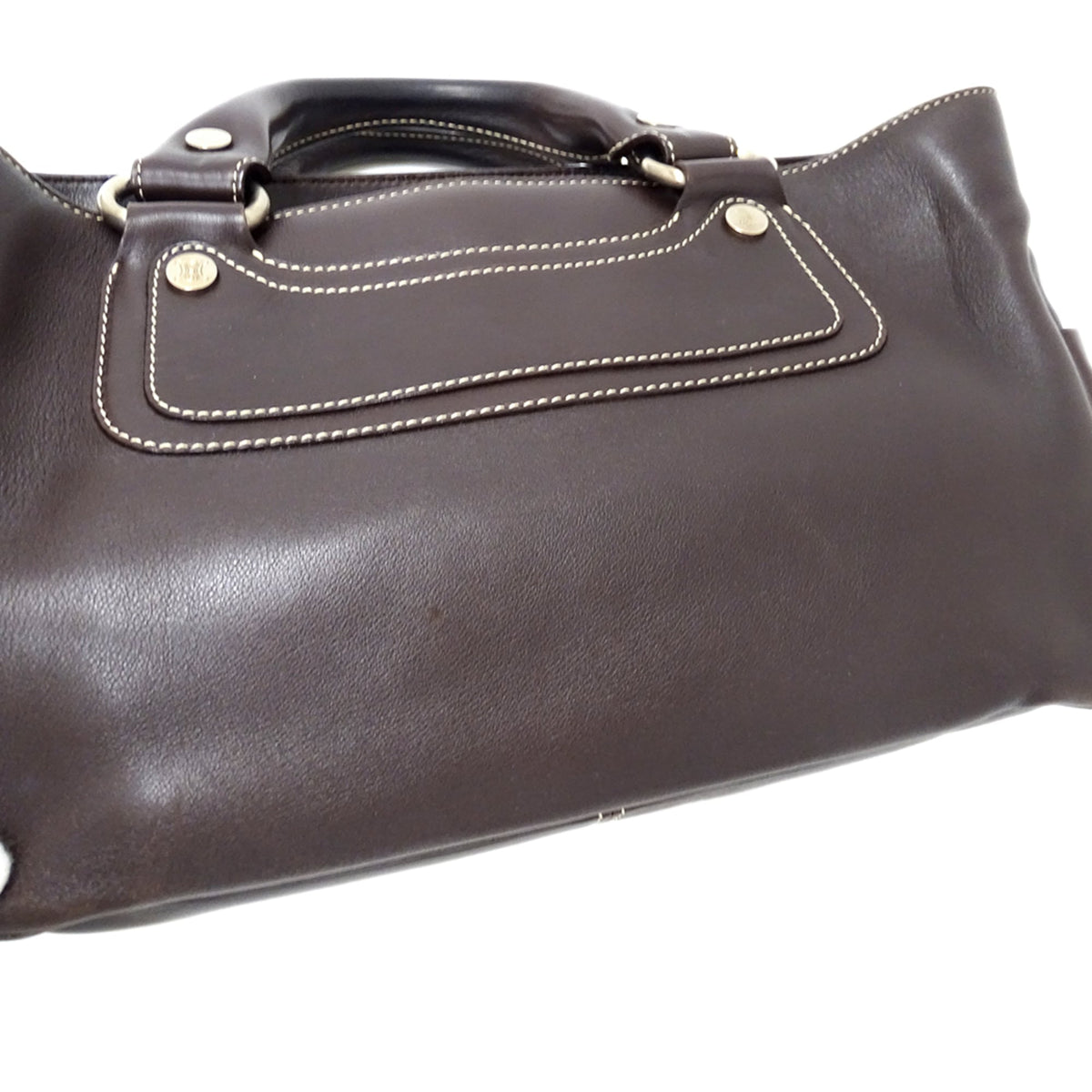 Celine Dark Brown Leather Handbag (Pre-Owned)