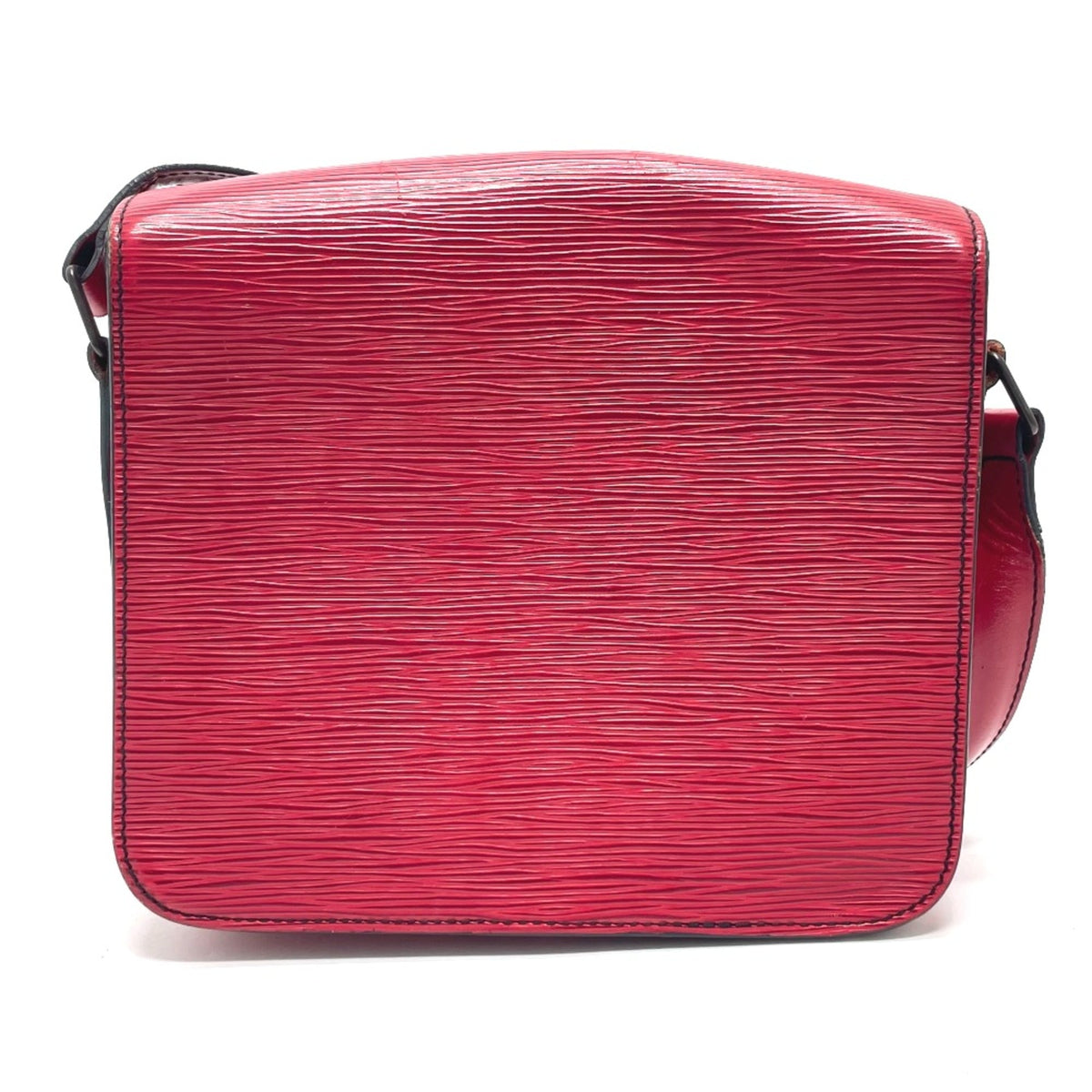 Louis Vuitton Red Leather Shoulder Bag (Pre-Owned)