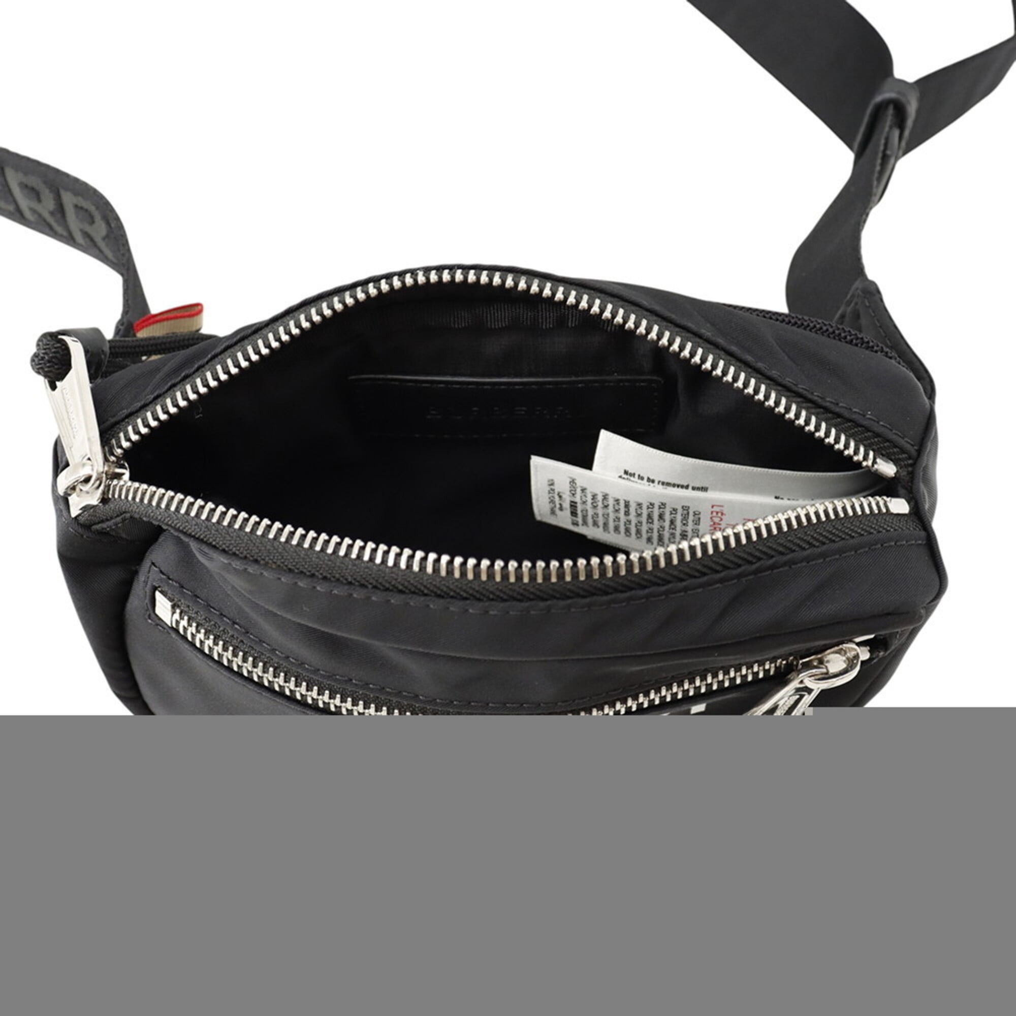 Burberry Black Nylon Handbag Pouch Sling Bag (Pre-Owned)