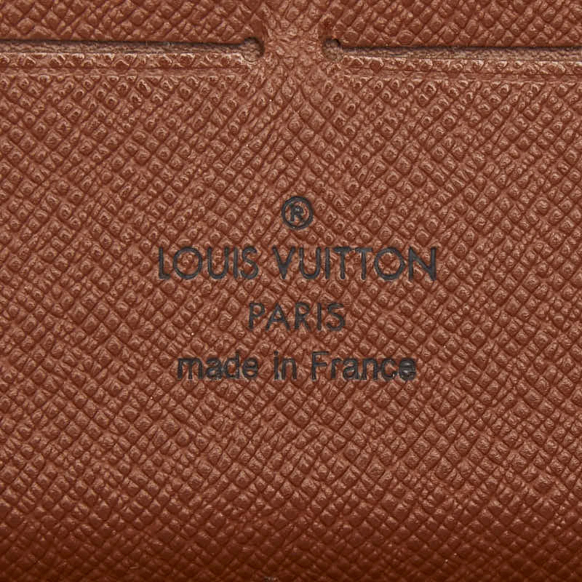 Louis Vuitton Brown Pvc Leather Long Wallet (Bi-Fold) (Pre-Owned)