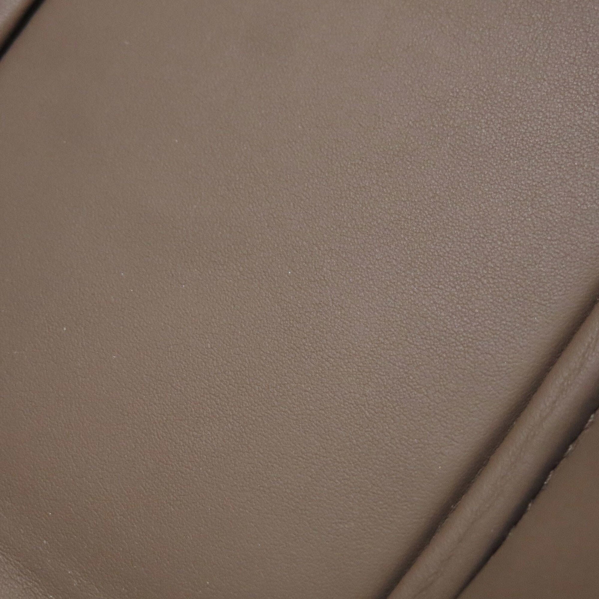 Hermes Lindy Etoupe Gray Taurillon Clemence Leather Handbag (Pre-Owned)