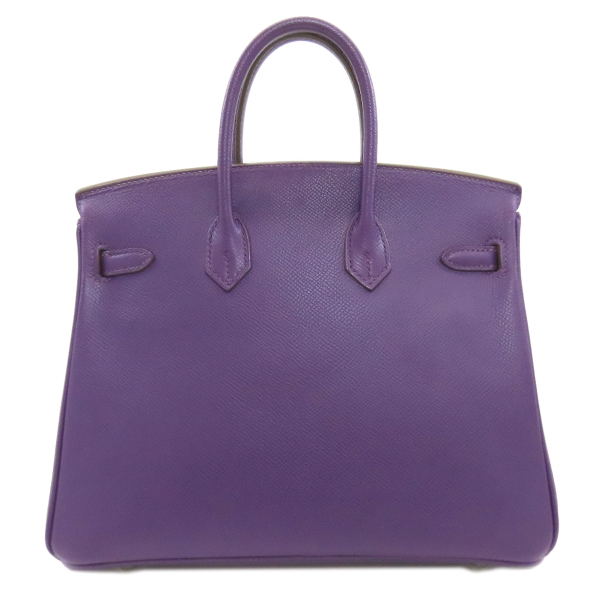 Hermes Purple Epsom Leather Handbag (Pre-Owned)