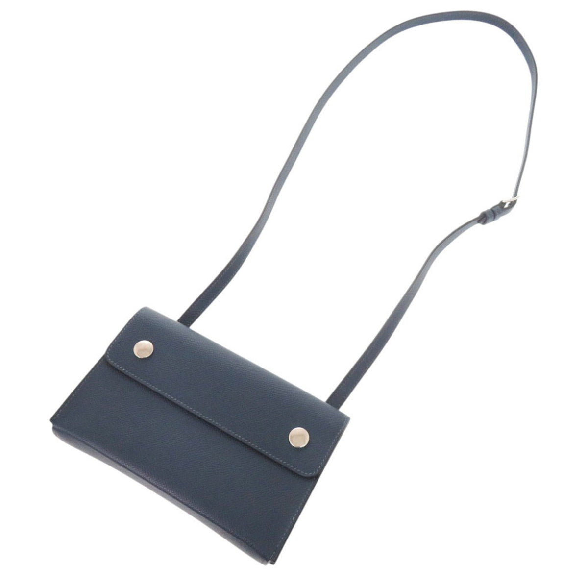 Hermes Navy Epsom Leather Shoulder Bag (Pre-Owned)