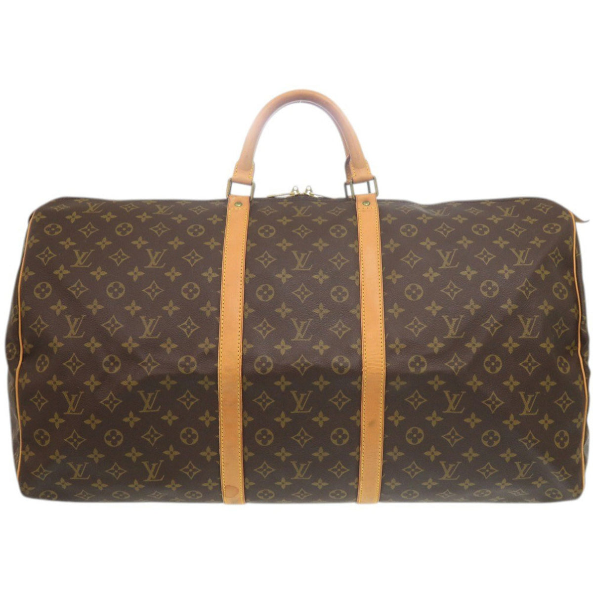 Louis Vuitton Brown Monogram Canvas Boston Bag (Pre-Owned)