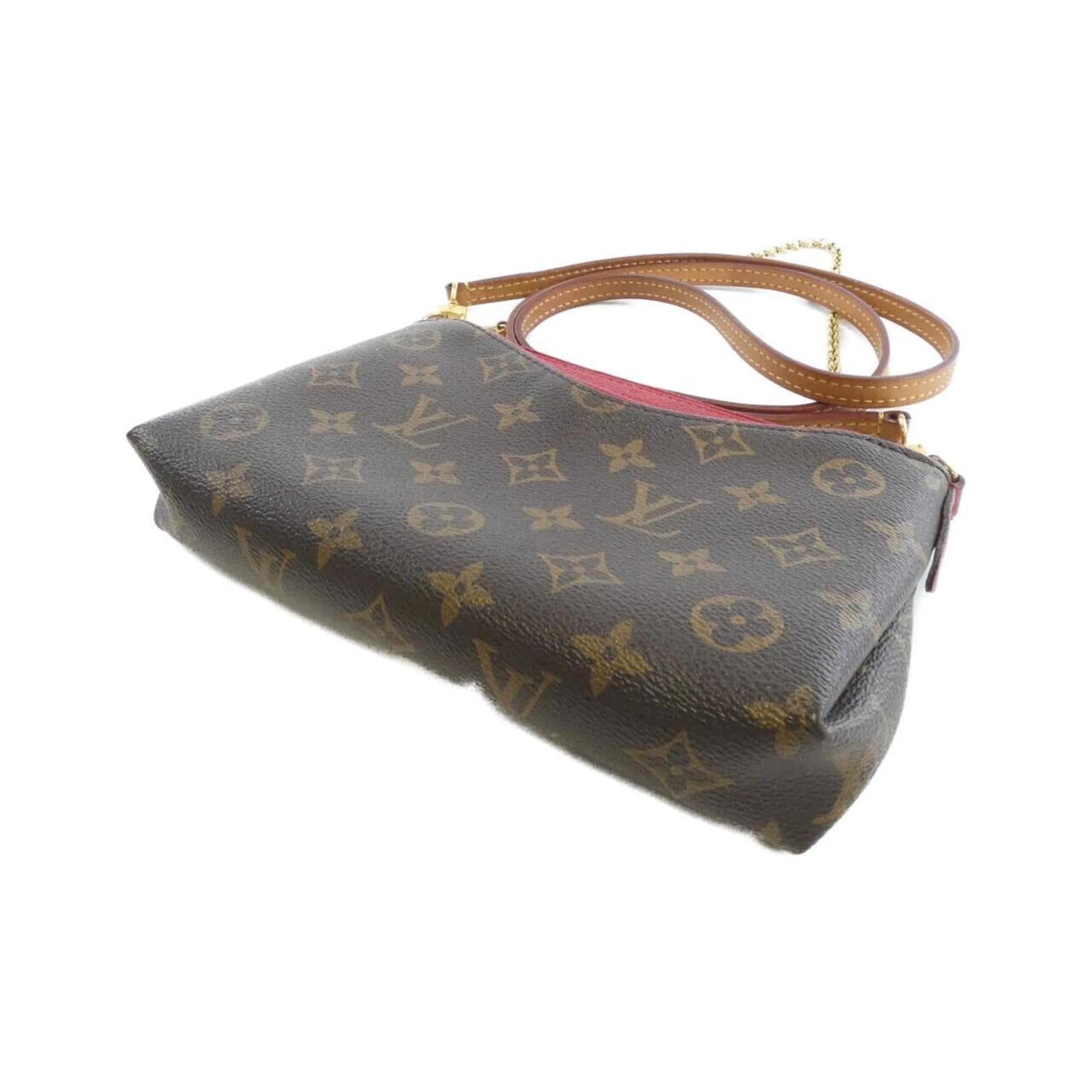 Louis Vuitton Brown Coated Canvas Shoulder Bag (Pre-Owned)