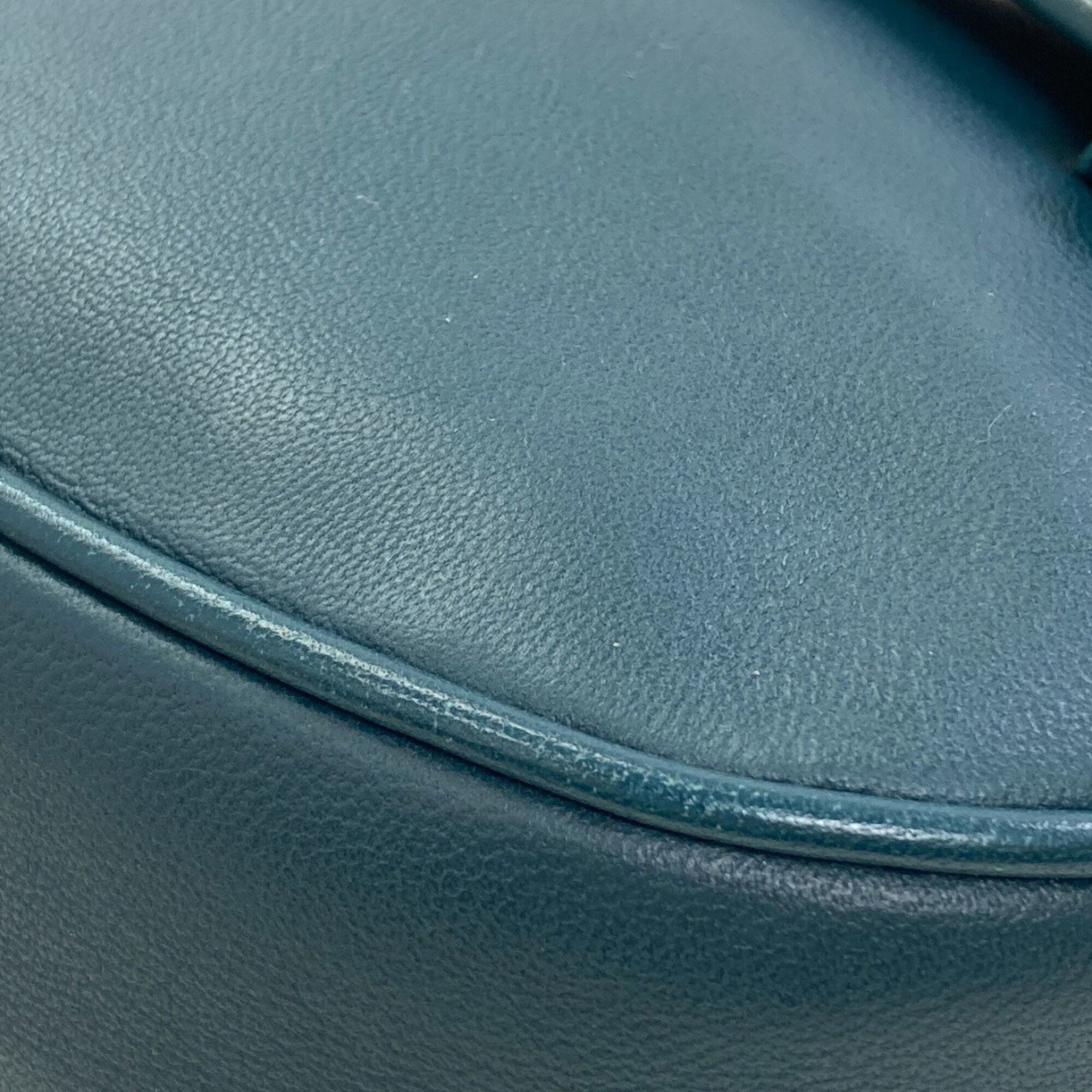 Bottega Veneta Intrecciato Green Leather Fanny Pack (Pre-Owned)