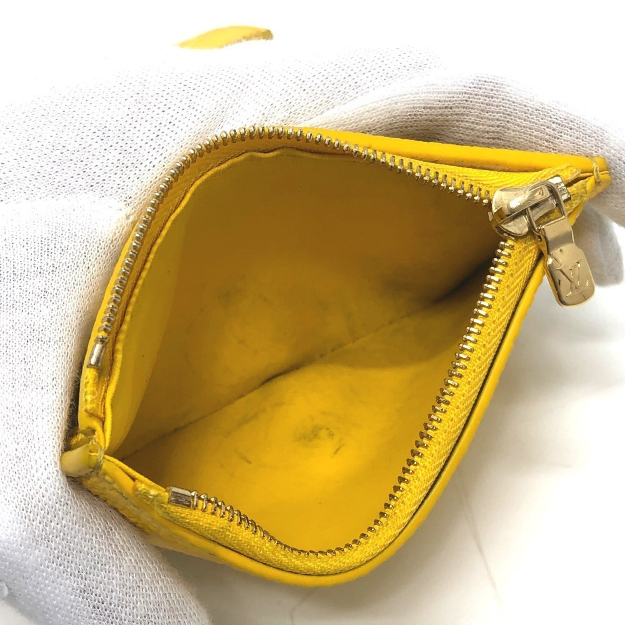Louis Vuitton Yellow Monogram Empreinte Wallet (Tri-Fold) (Pre-Owned)