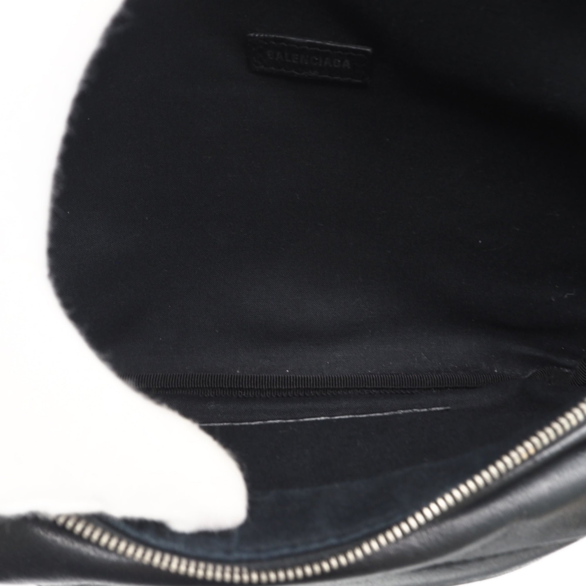Balenciaga Black Leather Sling Bag (Pre-Owned)