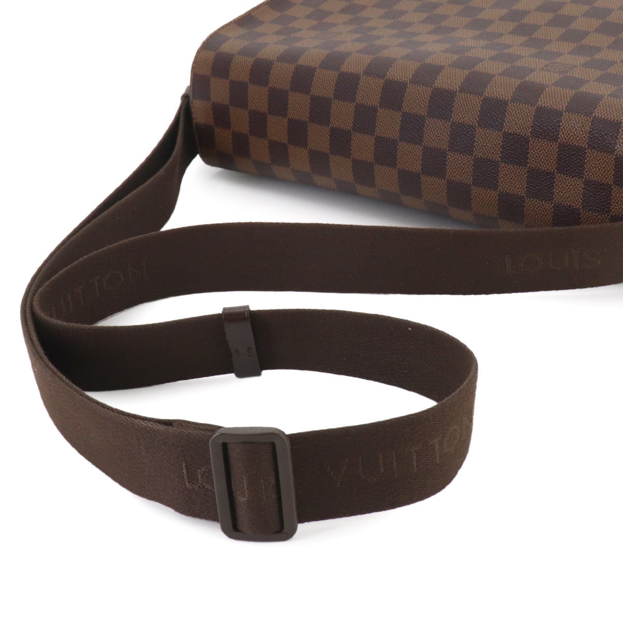 Louis Vuitton Brown Ebene Damier Canvas Handbag Shoulder Bag (Pre-Owned)