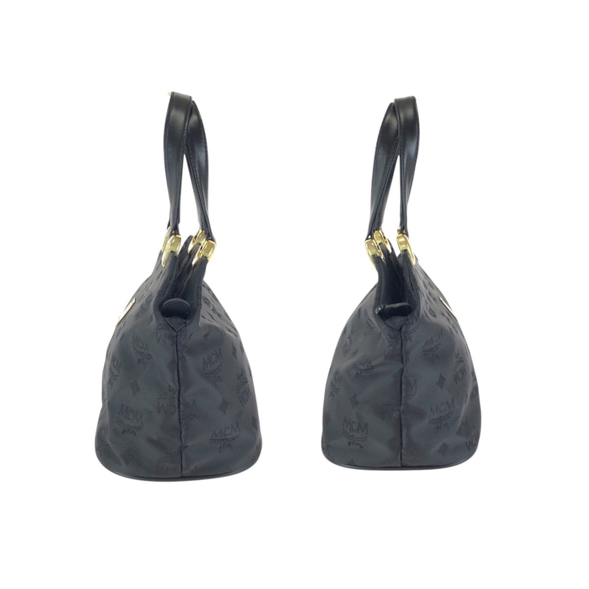 Mcm Black Nylon Leather Handbag (Pre-Owned)