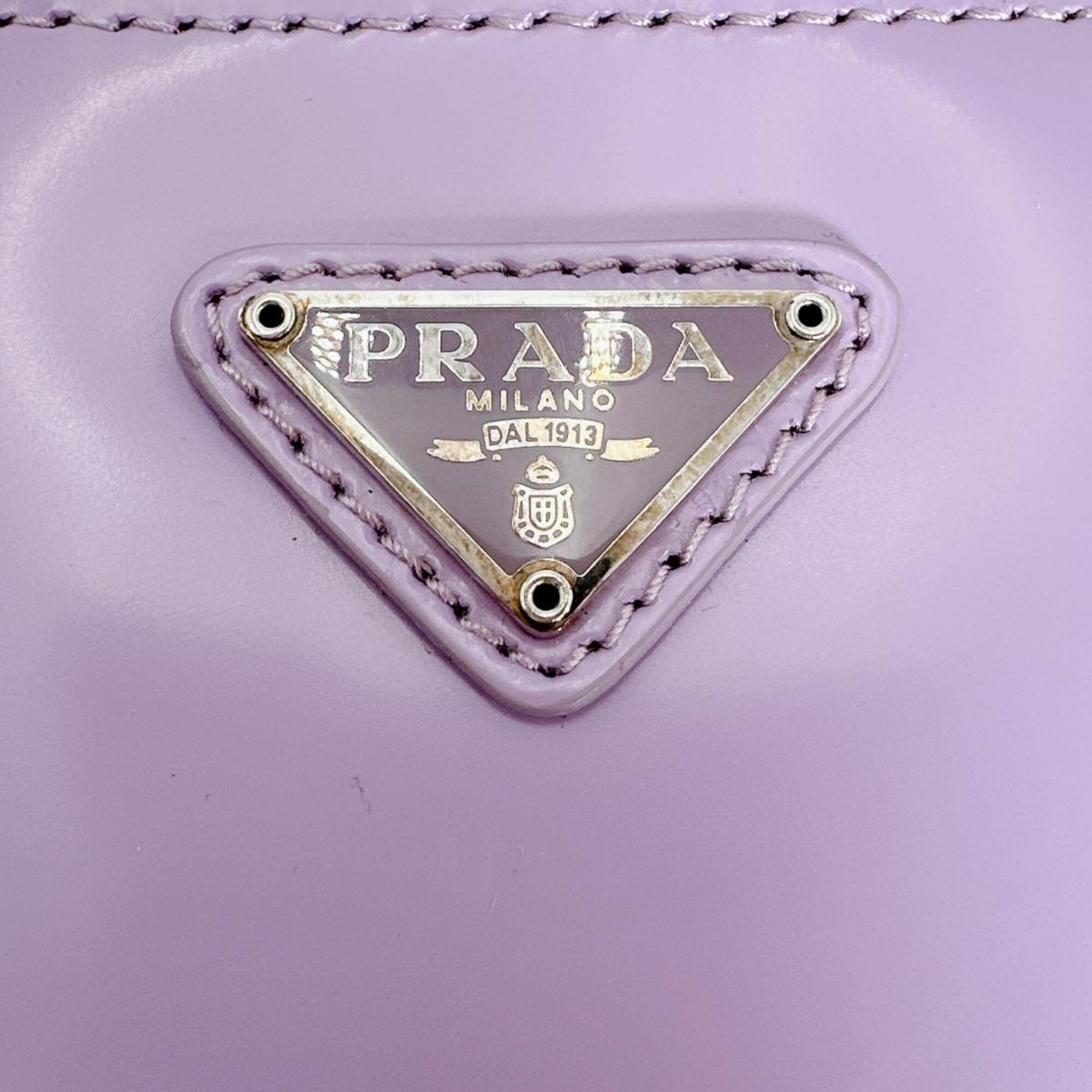 Prada Purple Spangles Handbag Pouch Tote Bag (Pre-Owned)