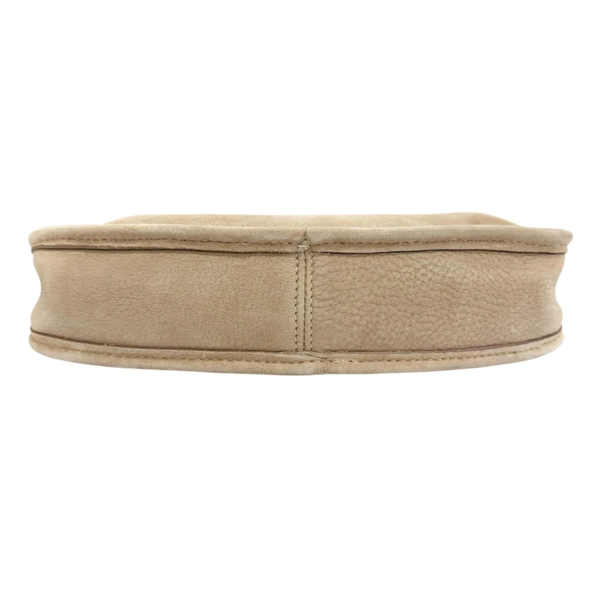 Coach Beige Leather Handbag Shoulder Bag (Pre-Owned)