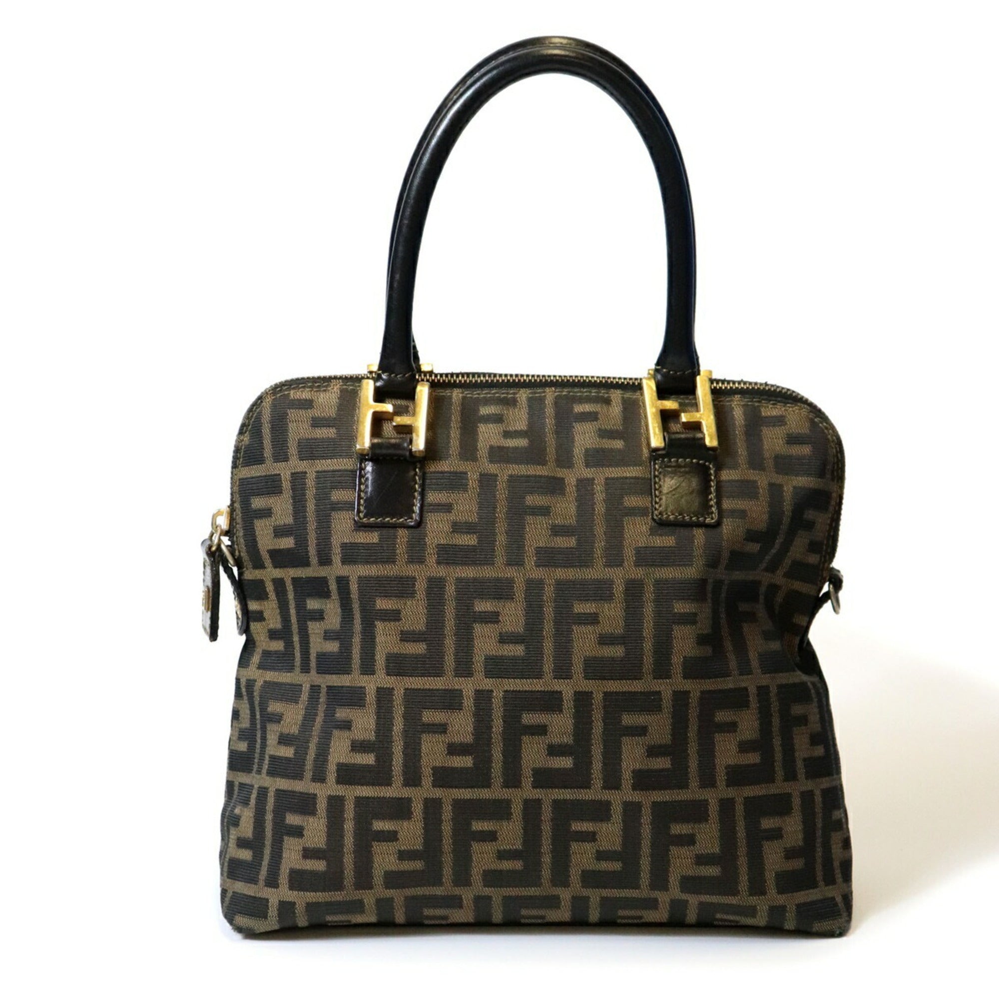 Fendi Brown Nylon Handbag (Pre-Owned)