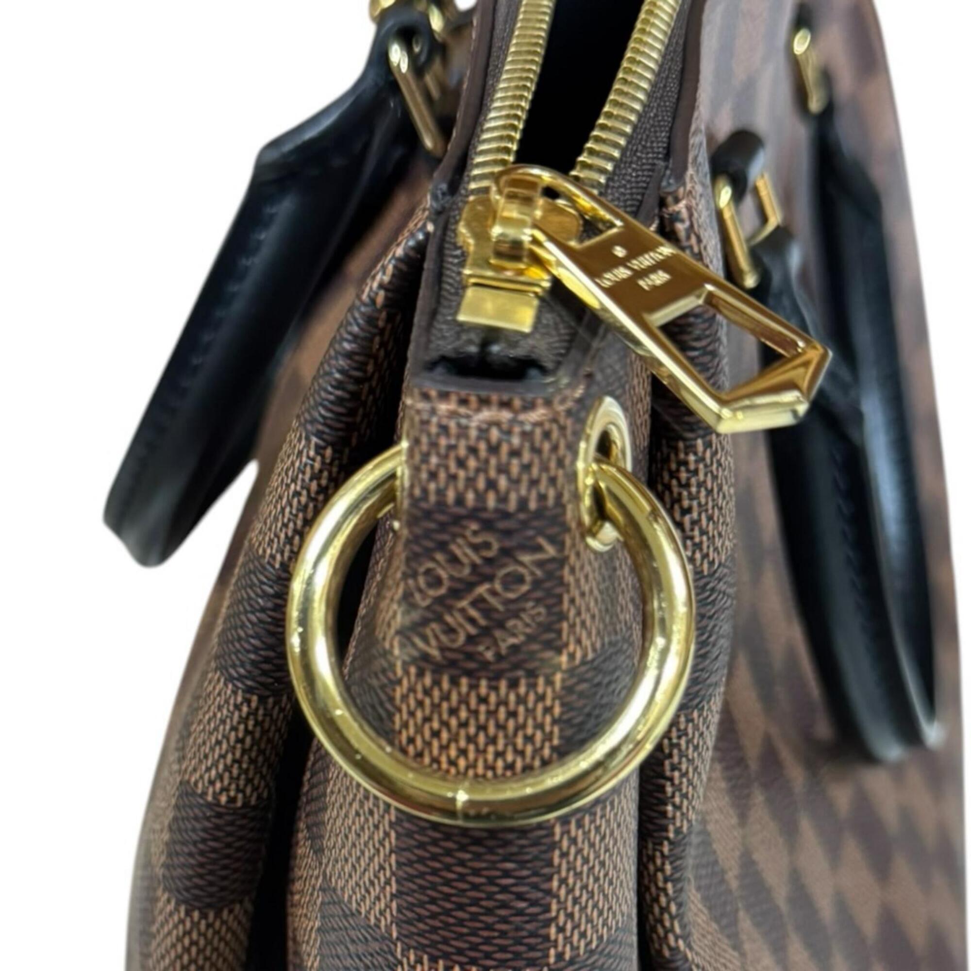 Louis Vuitton Damier Brown Damier Canvas Ebene Or Damier Canvas Shoulder Bag (Pre-Owned)
