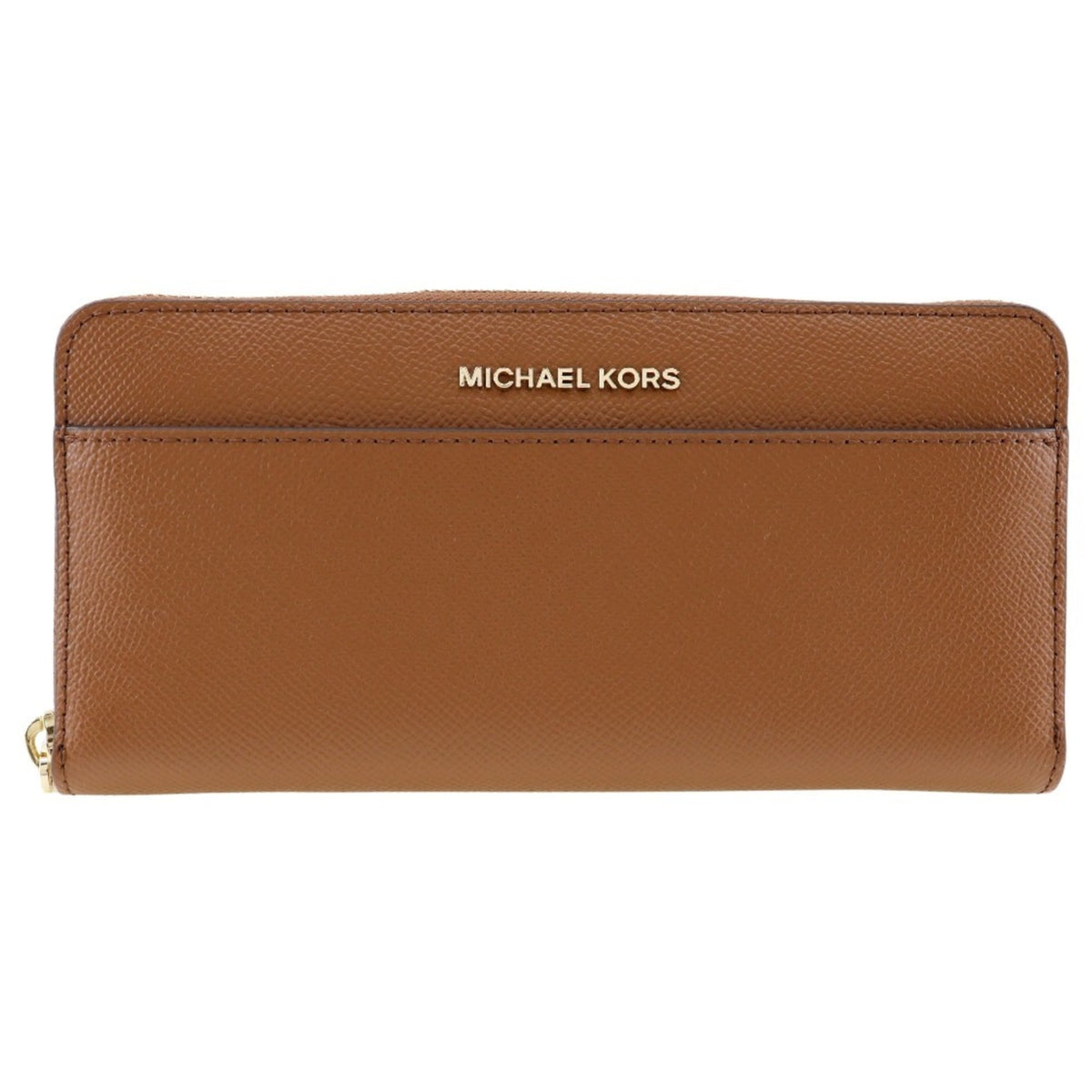 Michael Kors Brown Leather Long Wallet (Bi-Fold) (Pre-Owned)