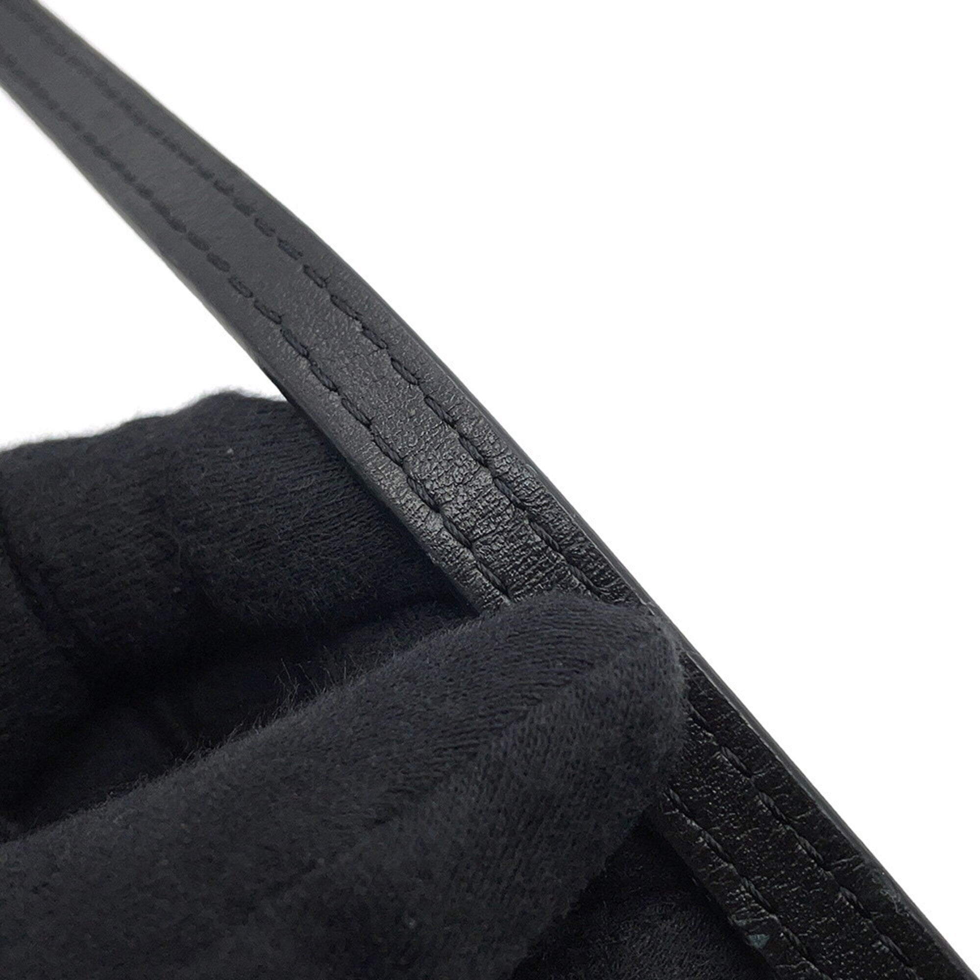Louis Vuitton Black Khaki Monogram Noir Monogram Shadow Handbag Pouch Shoulder Bag (Pre-Owned)