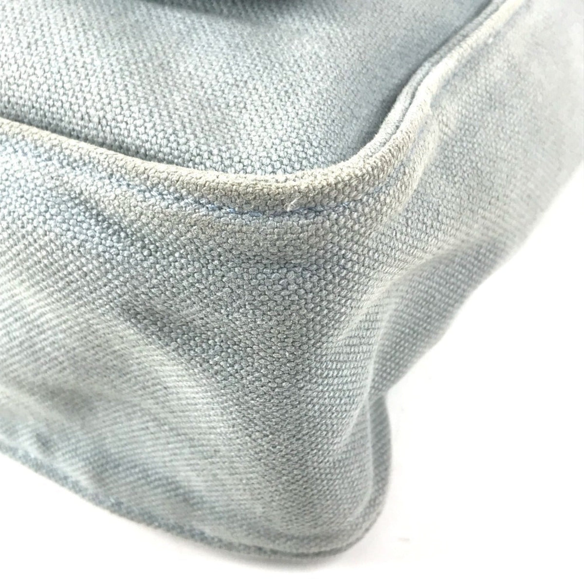 Hermes Marwari Blue Canvas Shoulder Bag Tote Bag (Pre-Owned)