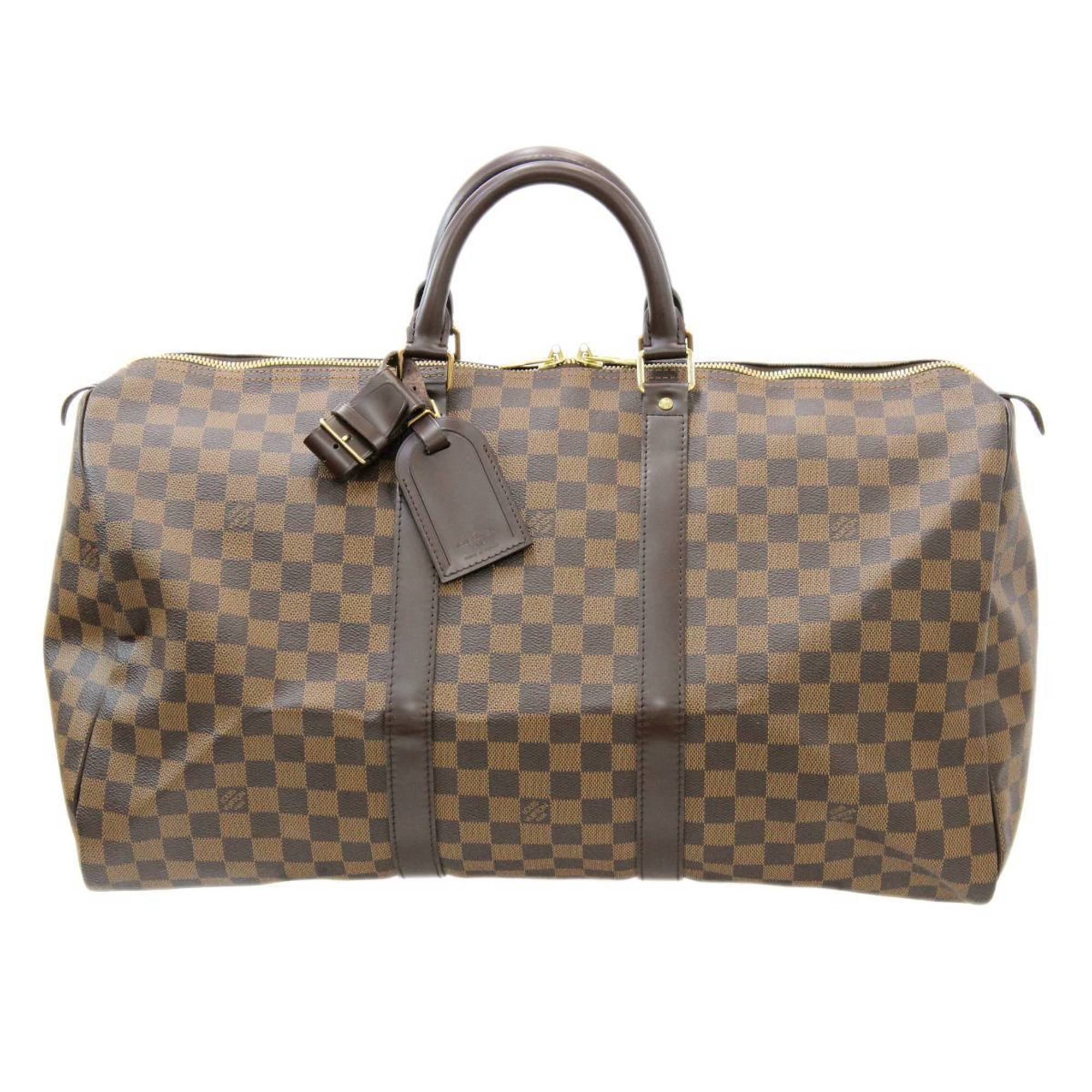 Louis Vuitton Damier Ebene Boston Bag (Pre-Owned)