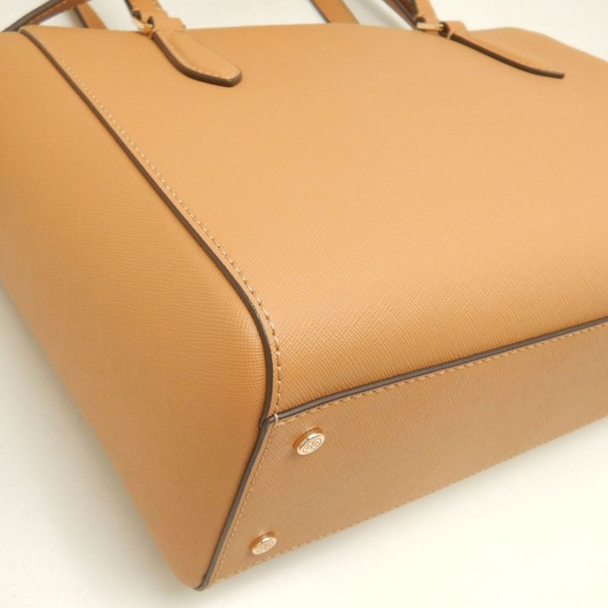 Tory Burch Camel Leather Tote Bag (Pre-Owned)