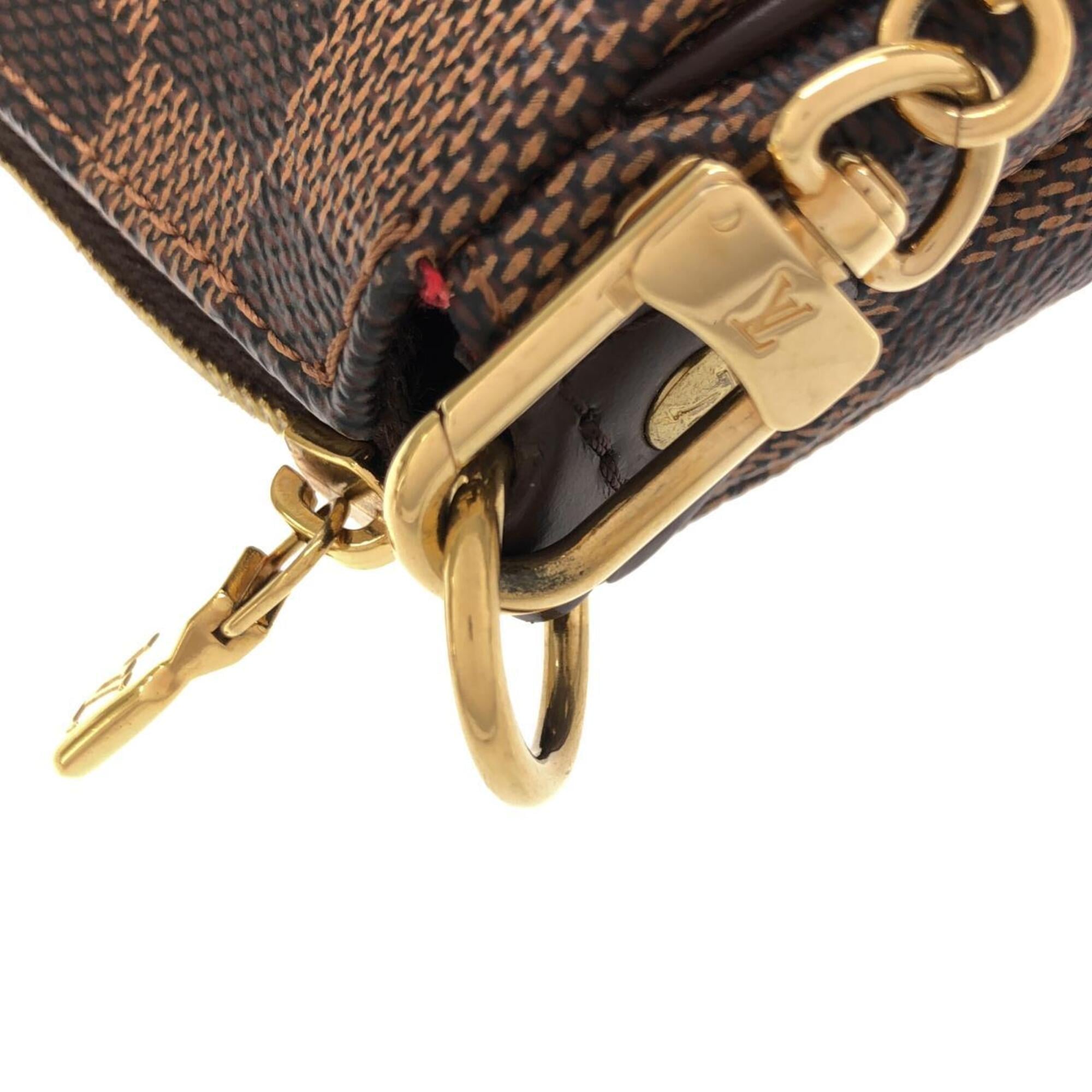 Louis Vuitton Brown Coated Canvas Shoulder Bag (Pre-Owned)