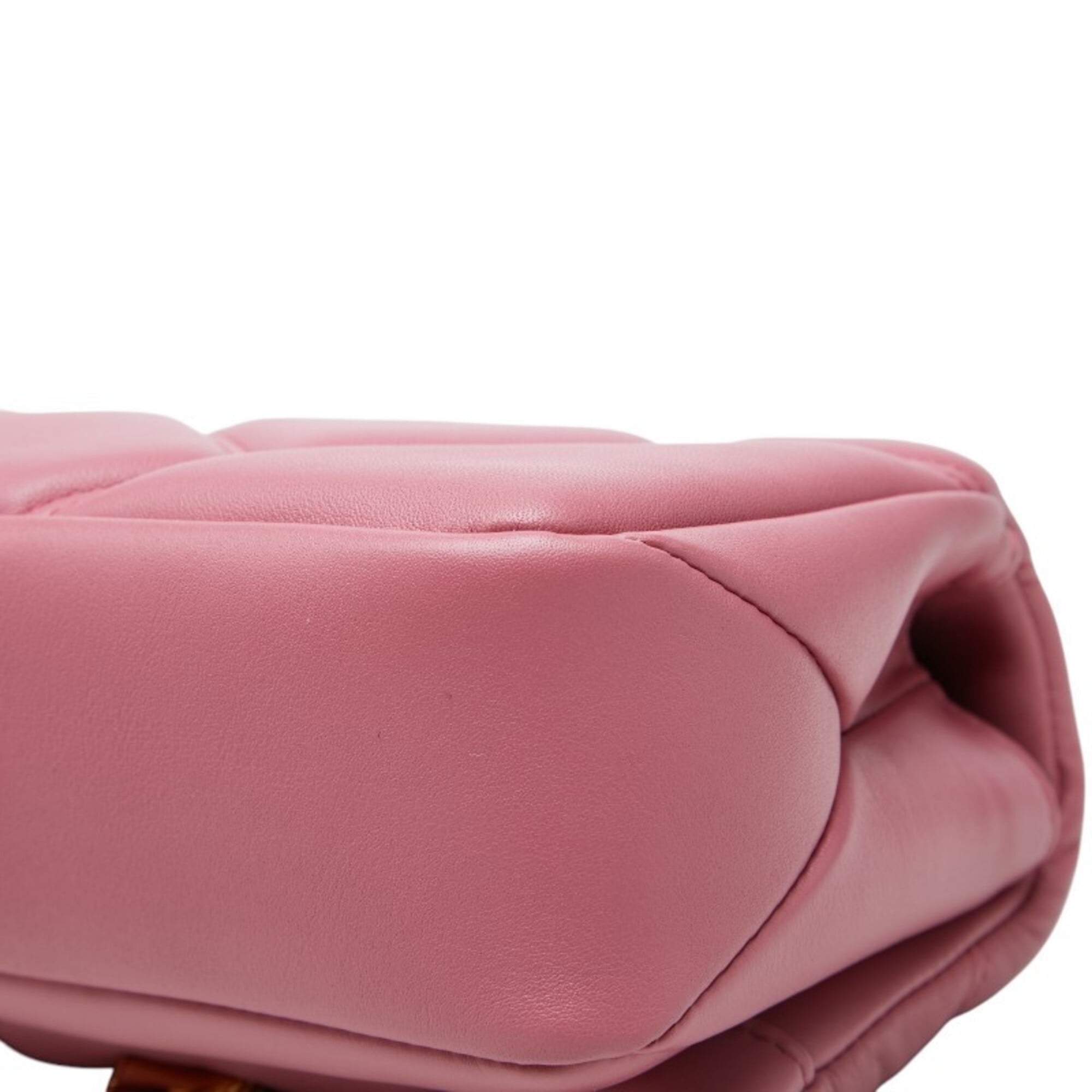 Bvlgari Pink Leather Handbag (Pre-Owned)