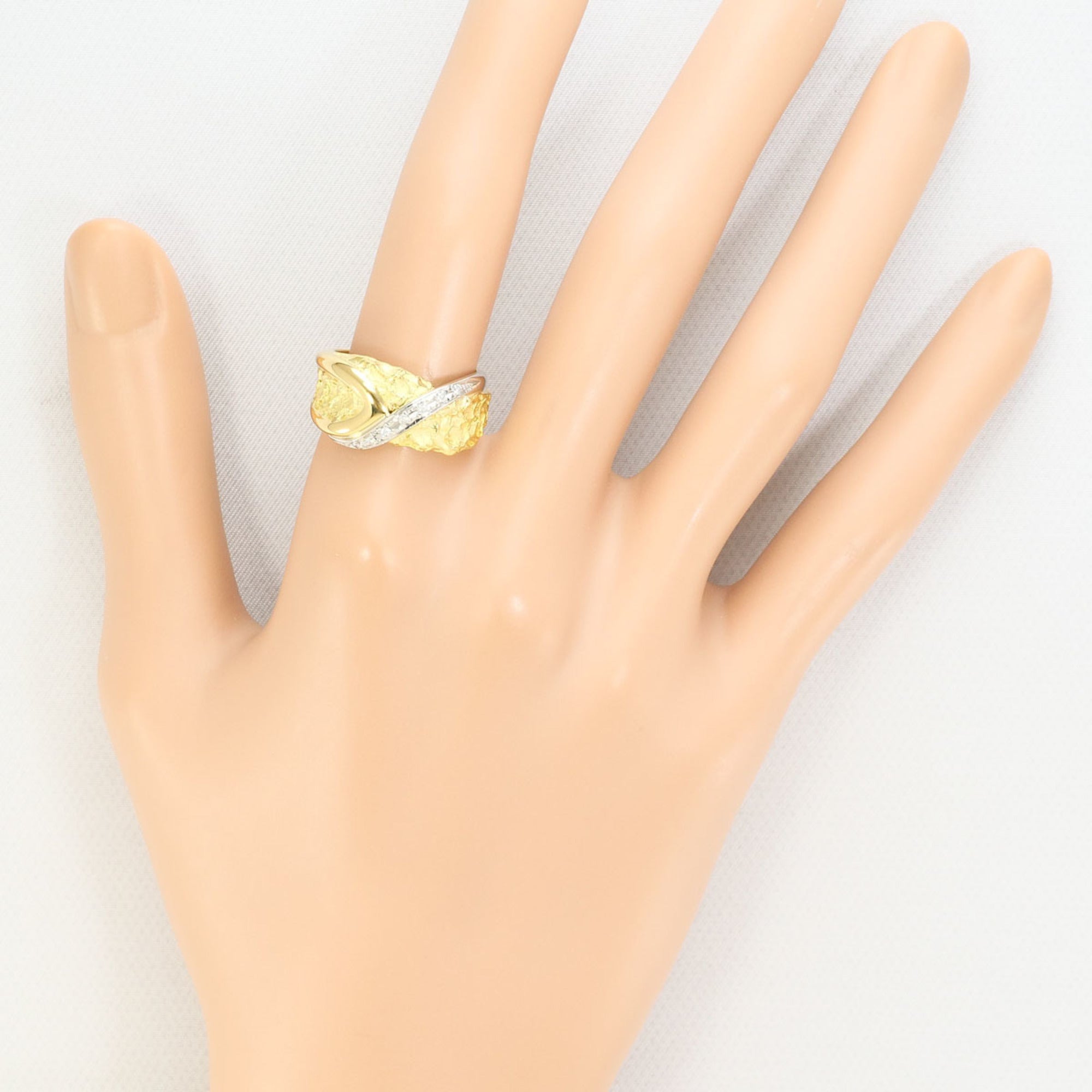 Unbranded Platinum Yellow Gold Yellow Gold (18K) Platinum 900 Band Ring (Pre-Owned)