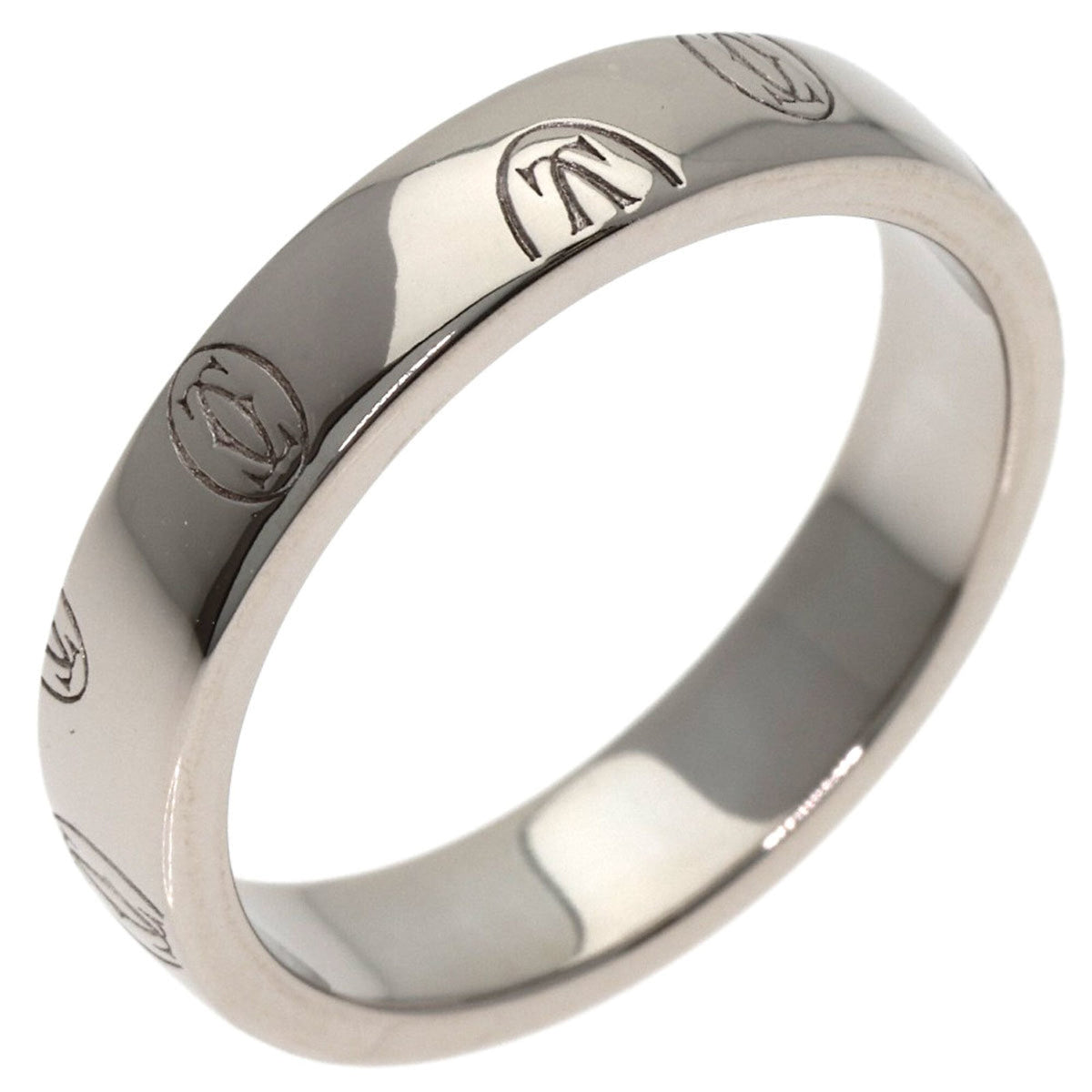 Cartier Happy Birthday White Gold (18K) Band Ring (Pre-Owned)