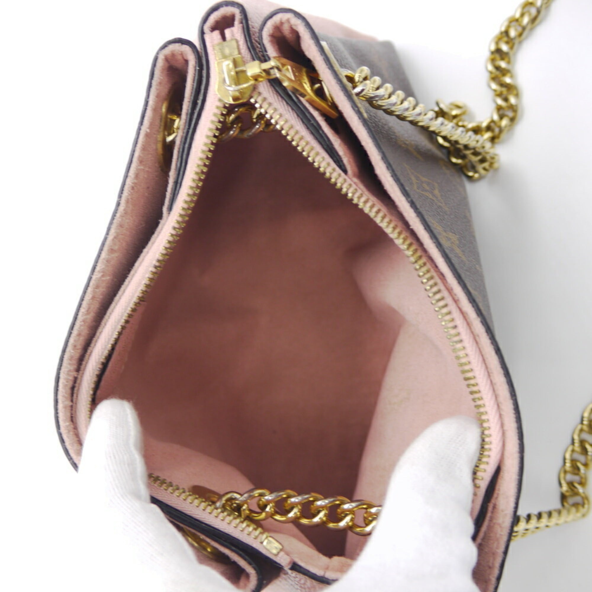 Louis Vuitton Monogram Rose Poudre Monogram Leather Shoulder Bag (Pre-Owned)