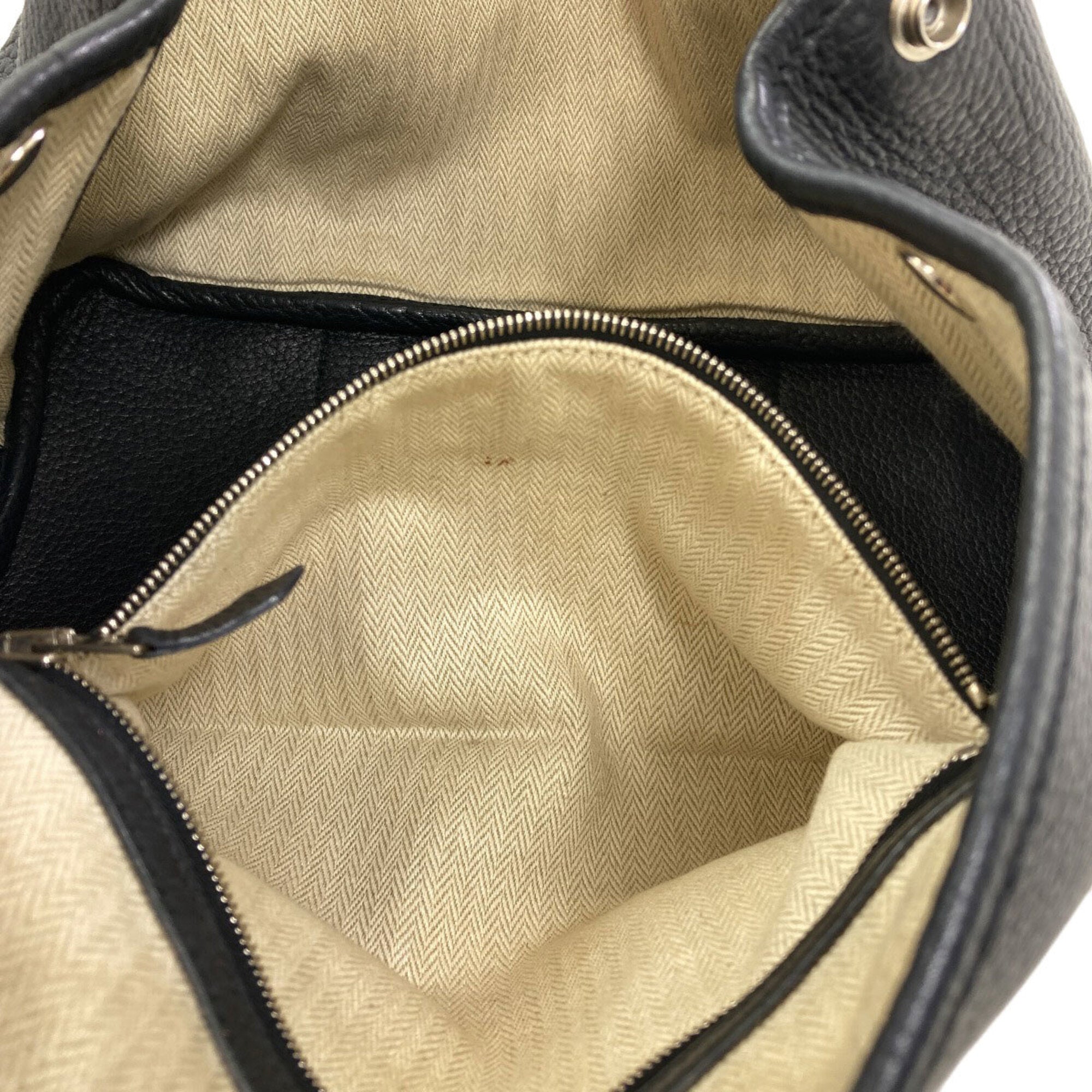 Hermes Black Negonda Leather Handbag (Pre-Owned)