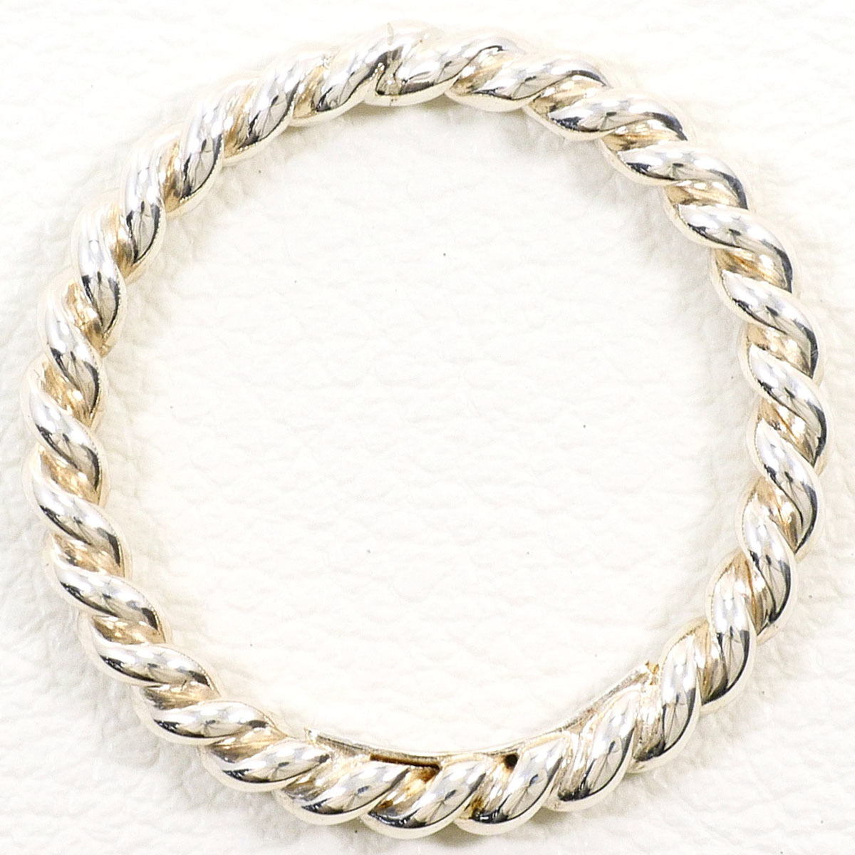 Tiffany Silver Silver 925 Band Ring (Pre-Owned)