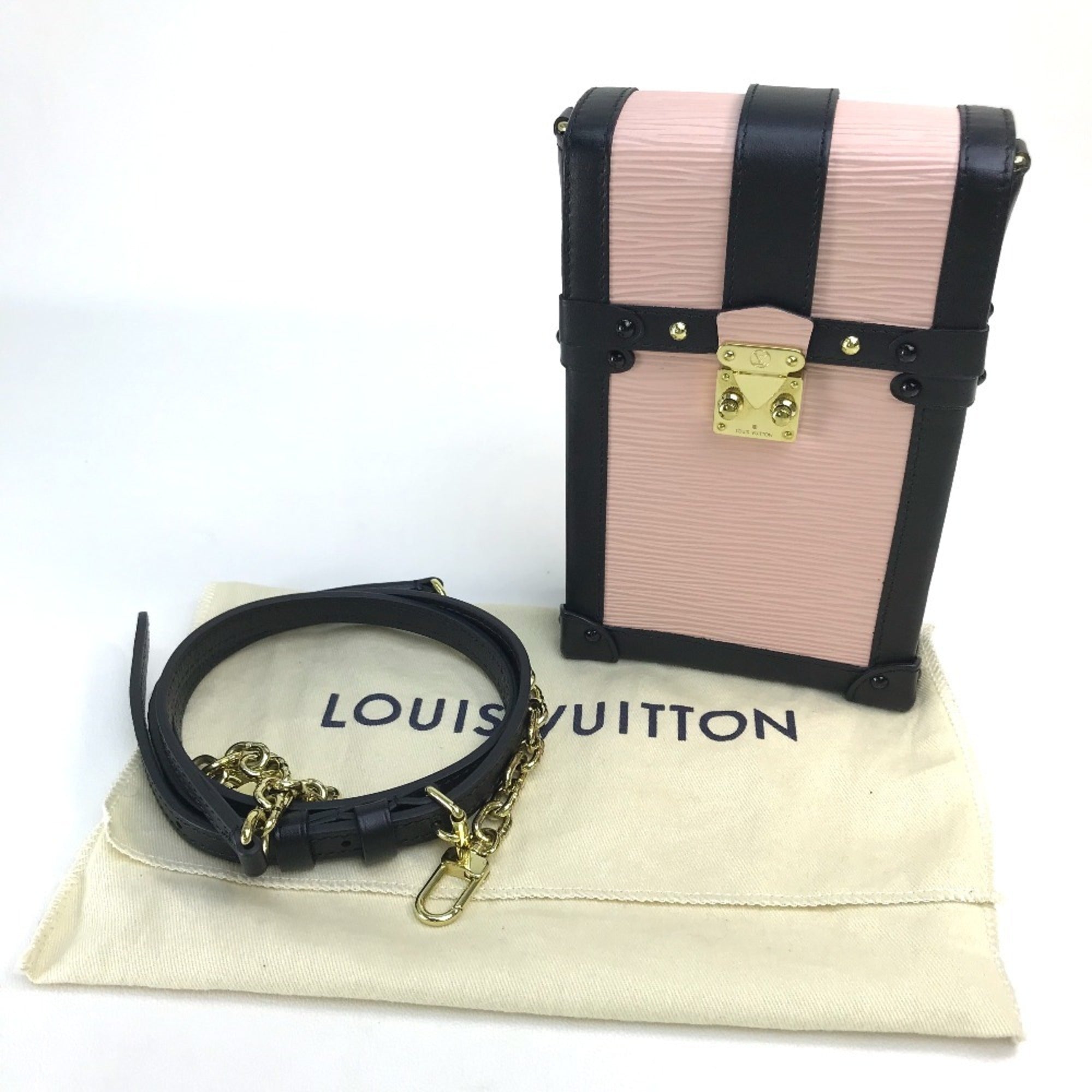 Louis Vuitton Rose Ballerine Epi Leather Pochette Shoulder Bag (Pre-Owned)