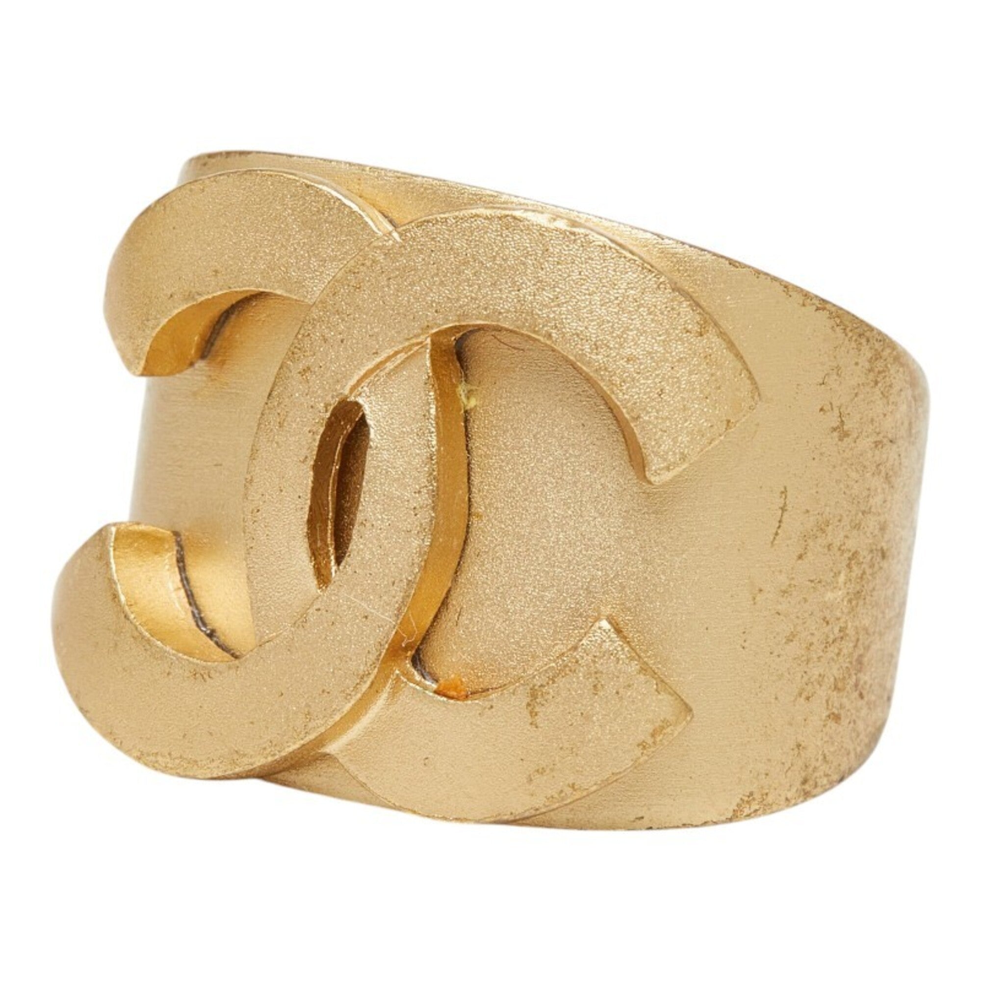 Chanel Gold Band Ring (Pre-Owned)