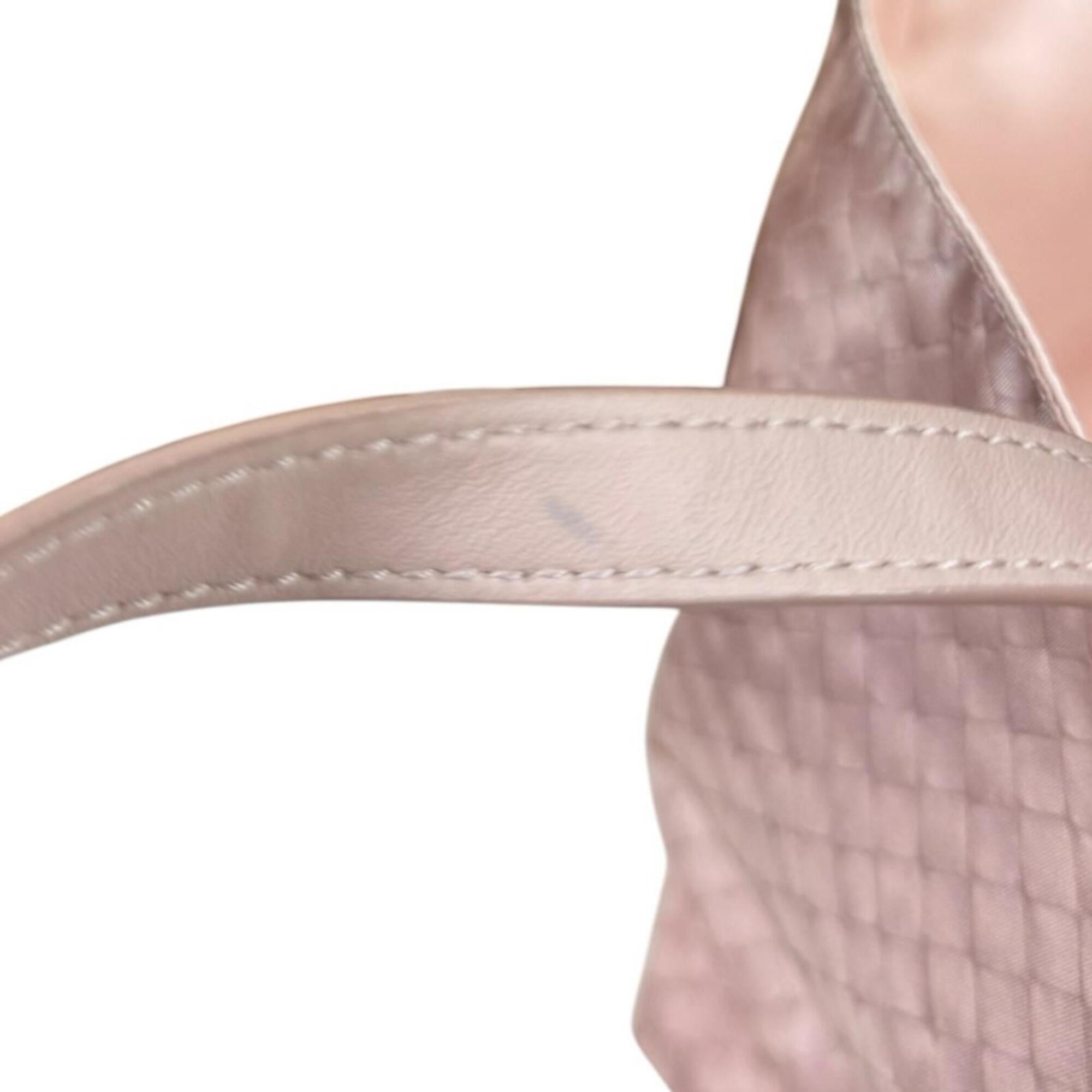 Bottega Veneta Intrecciolusion Pink Nylon Tote Bag (Pre-Owned)