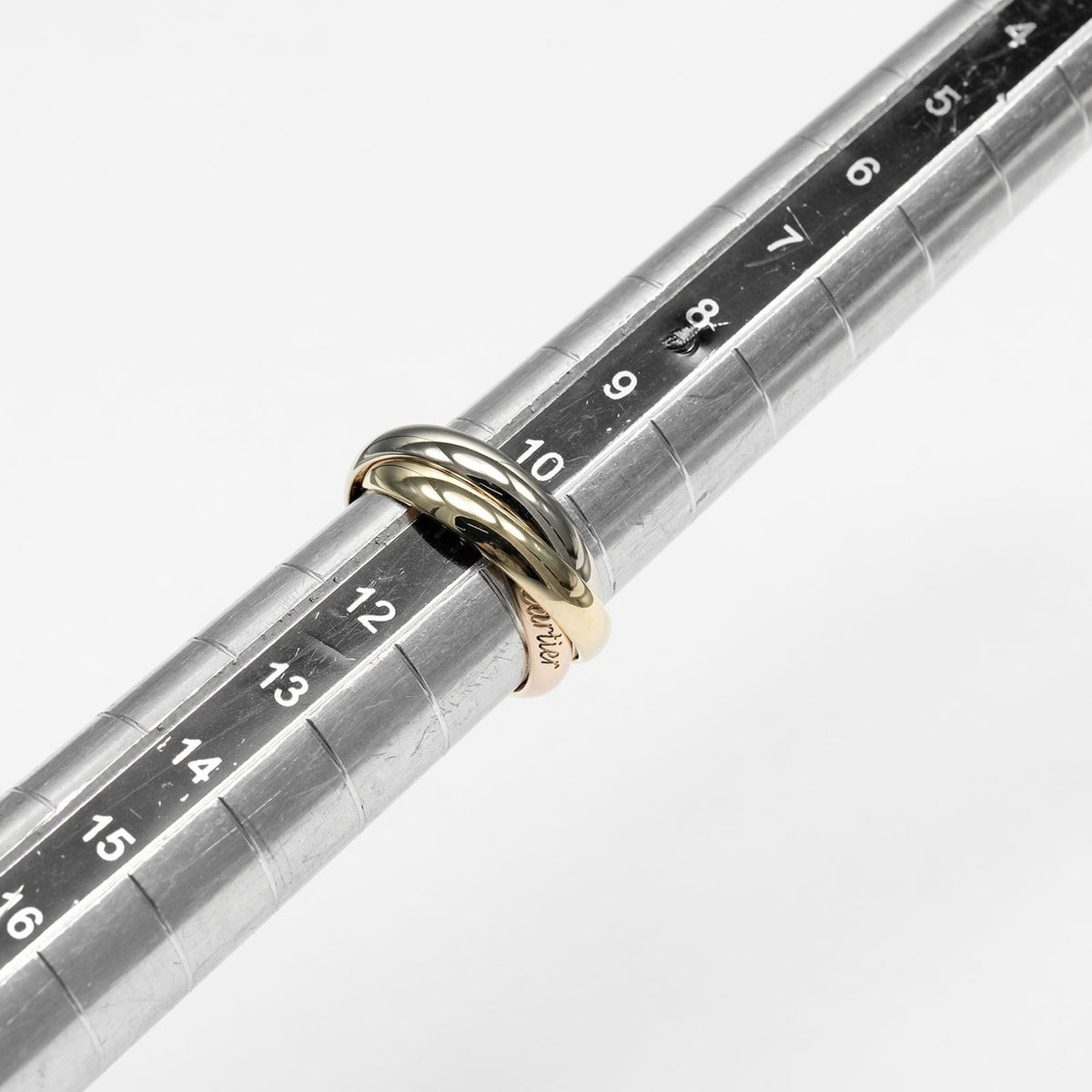 Cartier Pink Gold White Gold Yellow Gold Yellow Gold (18K) Pink Gold (18K) White Gold (18K) Band Ring (Pre-Owned)