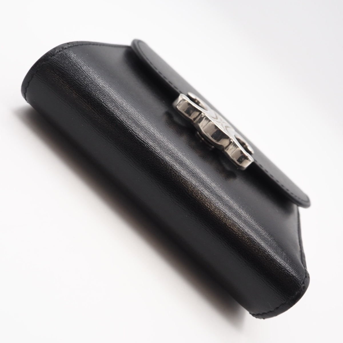 Celine Black Leather Wallet (Tri-Fold) (Pre-Owned)