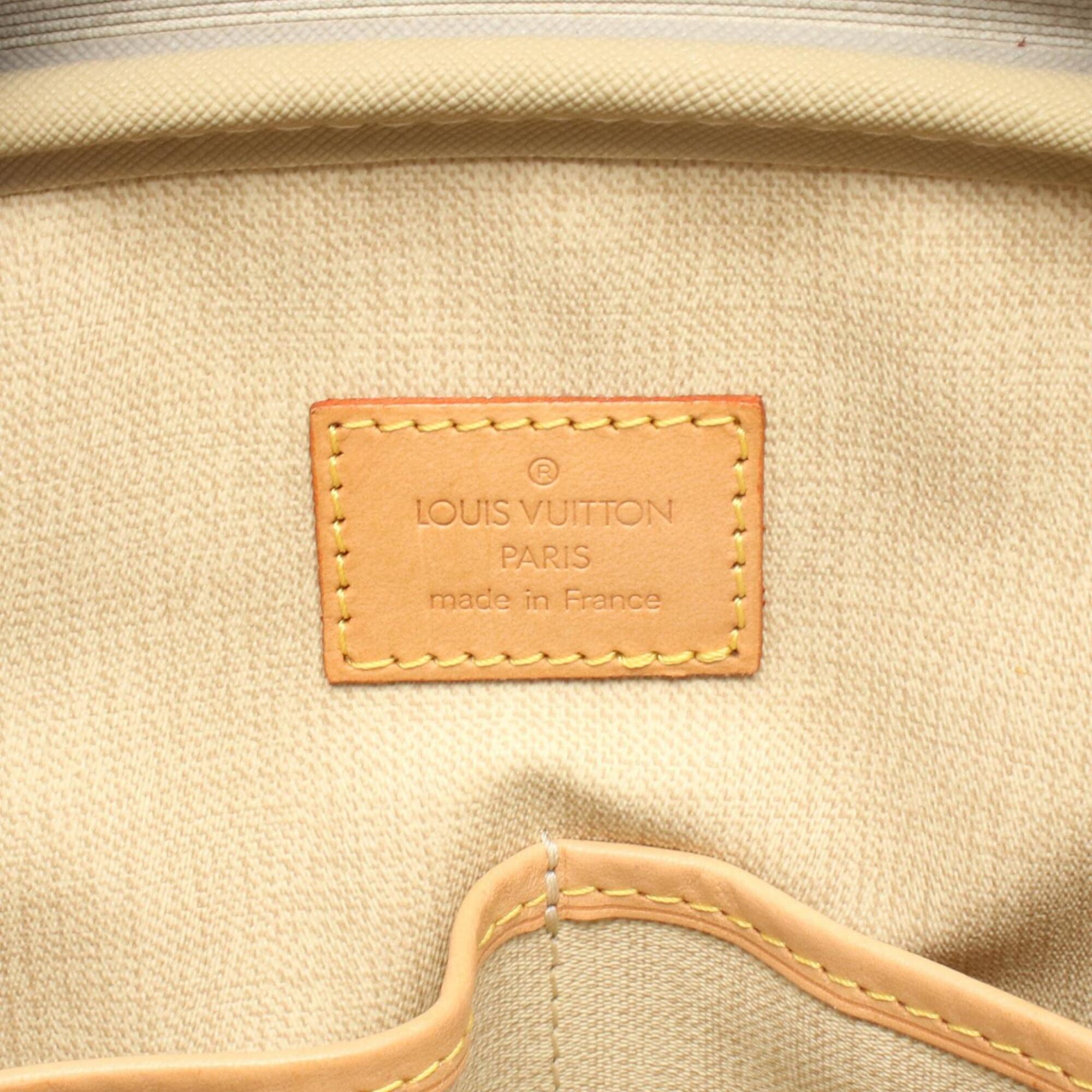 Louis Vuitton Brown Monogram Coated Canvas Leather Handbag (Pre-Owned)
